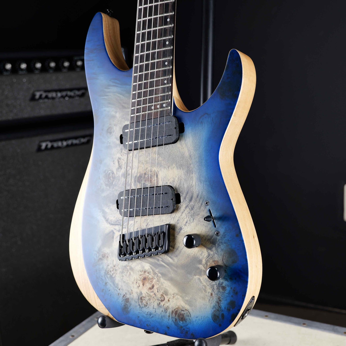 Schecter Reaper 7 Multiscale Satin Sky Burst