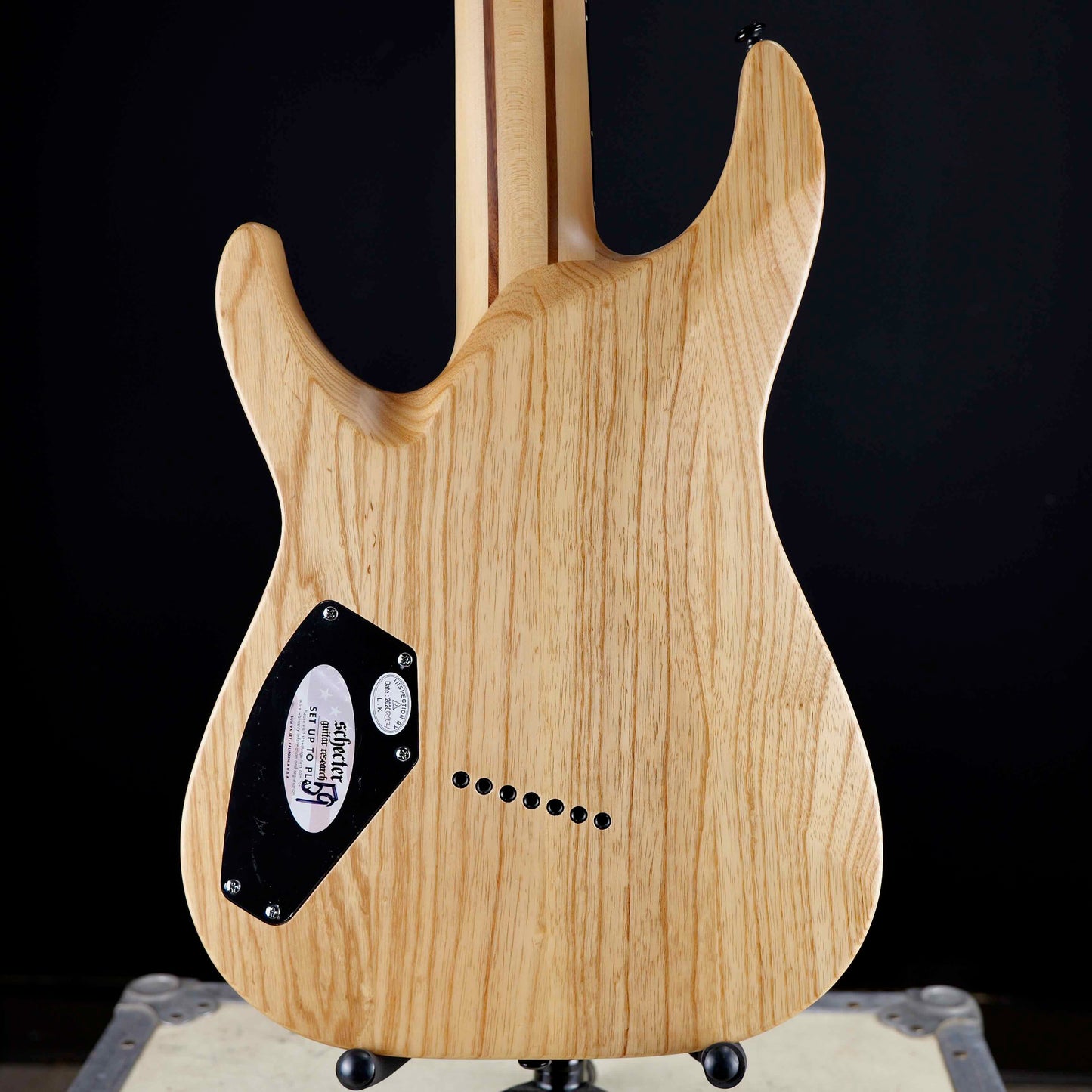 Schecter Reaper 7 Multiscale Satin Sky Burst