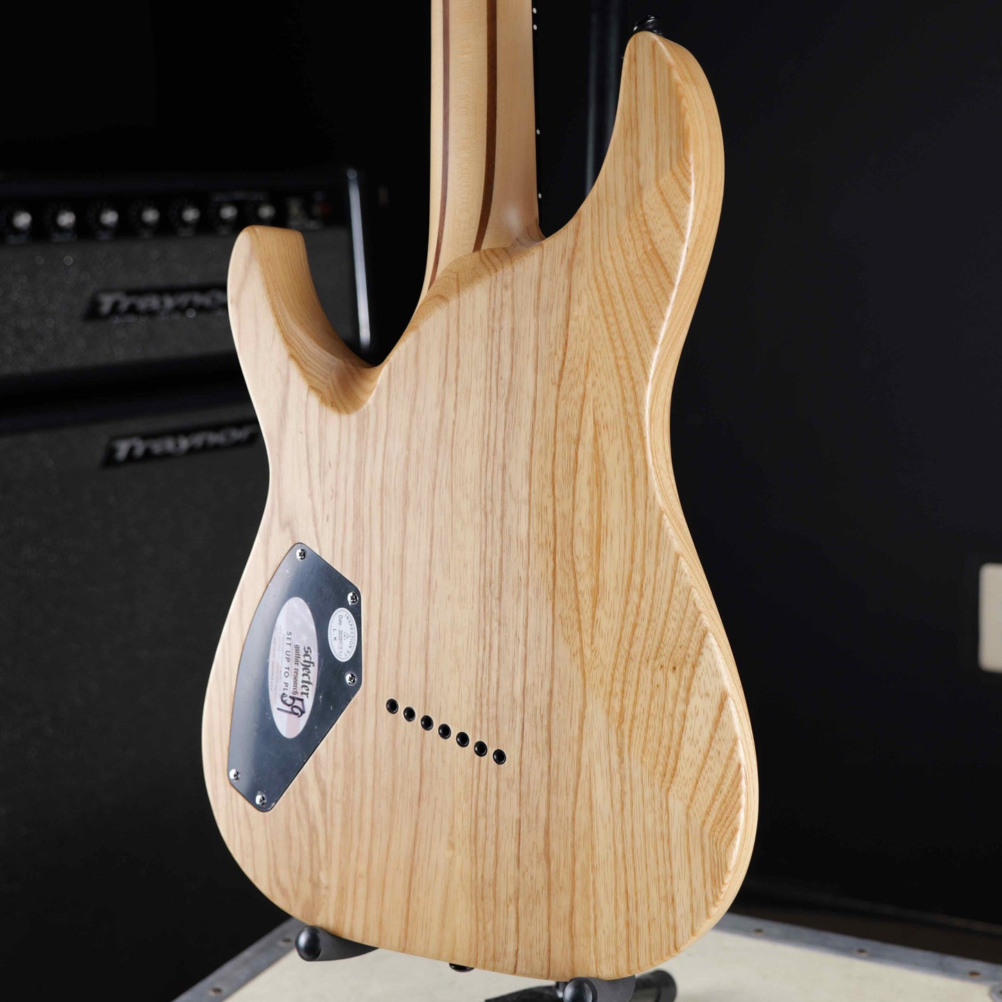 Schecter Reaper 7 Multiscale Satin Sky Burst