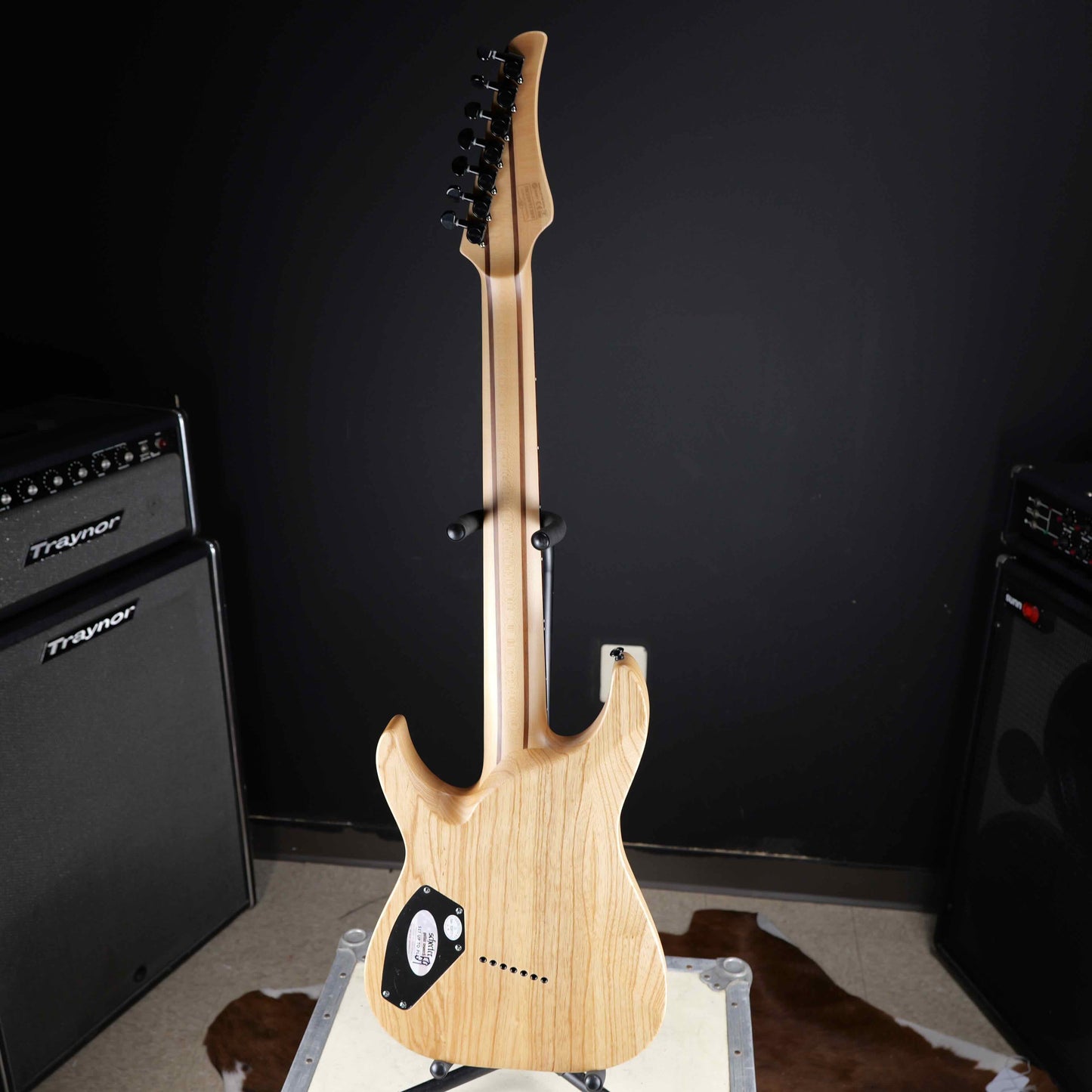 Schecter Reaper 7 Multiscale Satin Sky Burst