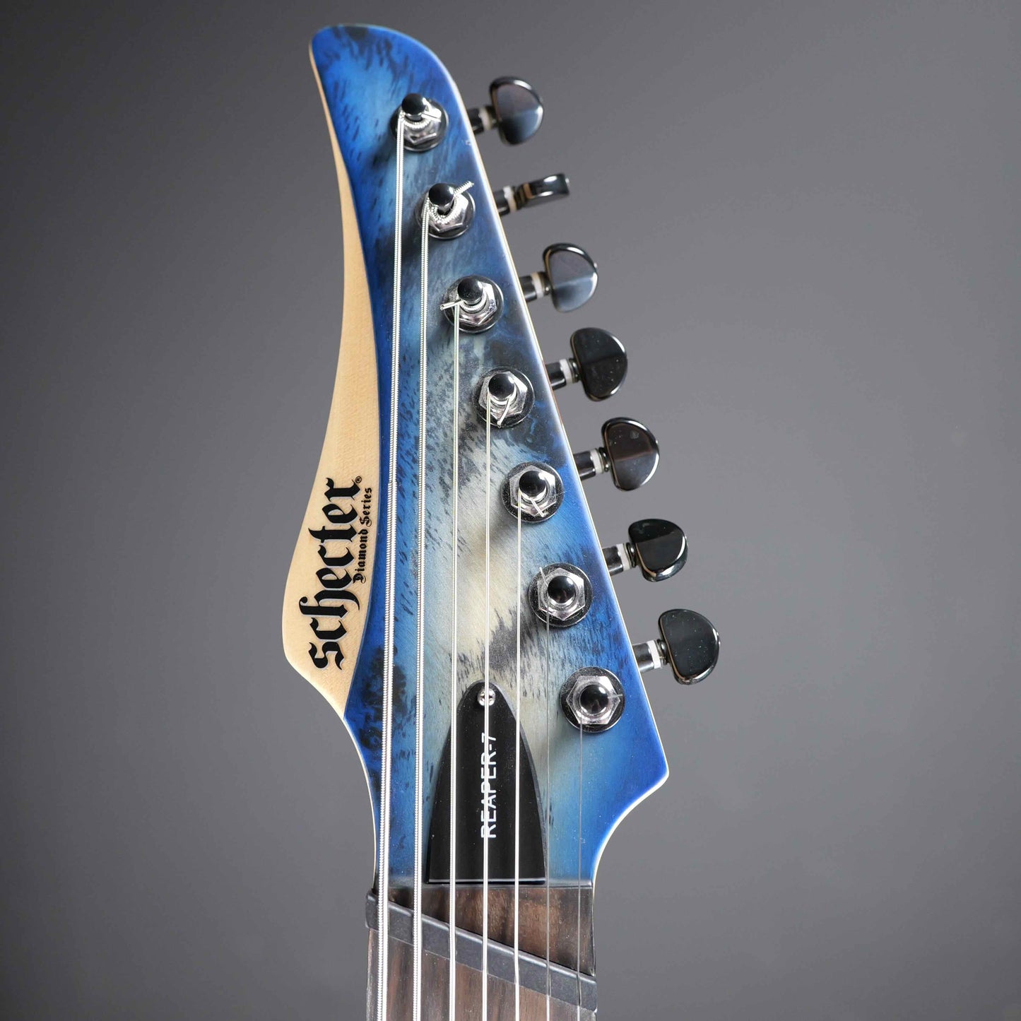 Schecter Reaper 7 Multiscale Satin Sky Burst