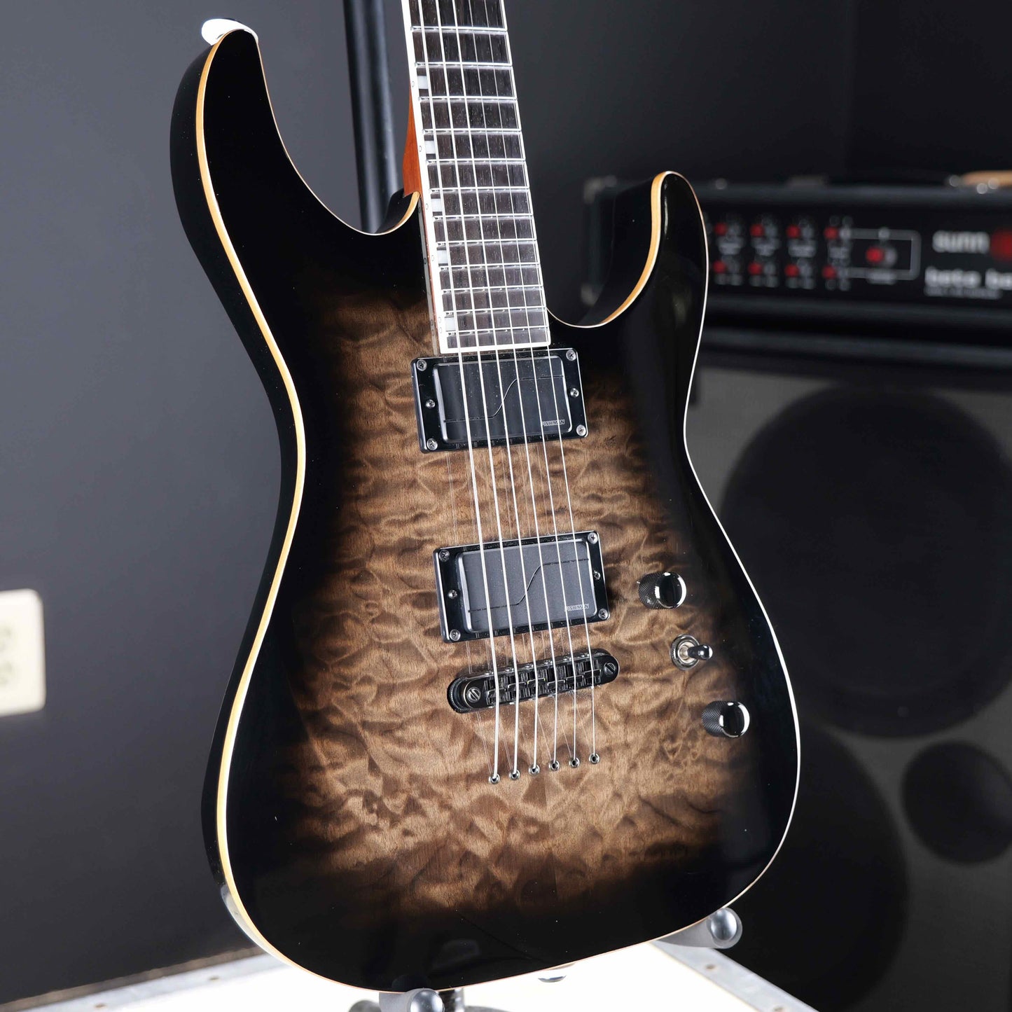 ESP LTD JM-II Black Shadow Burst