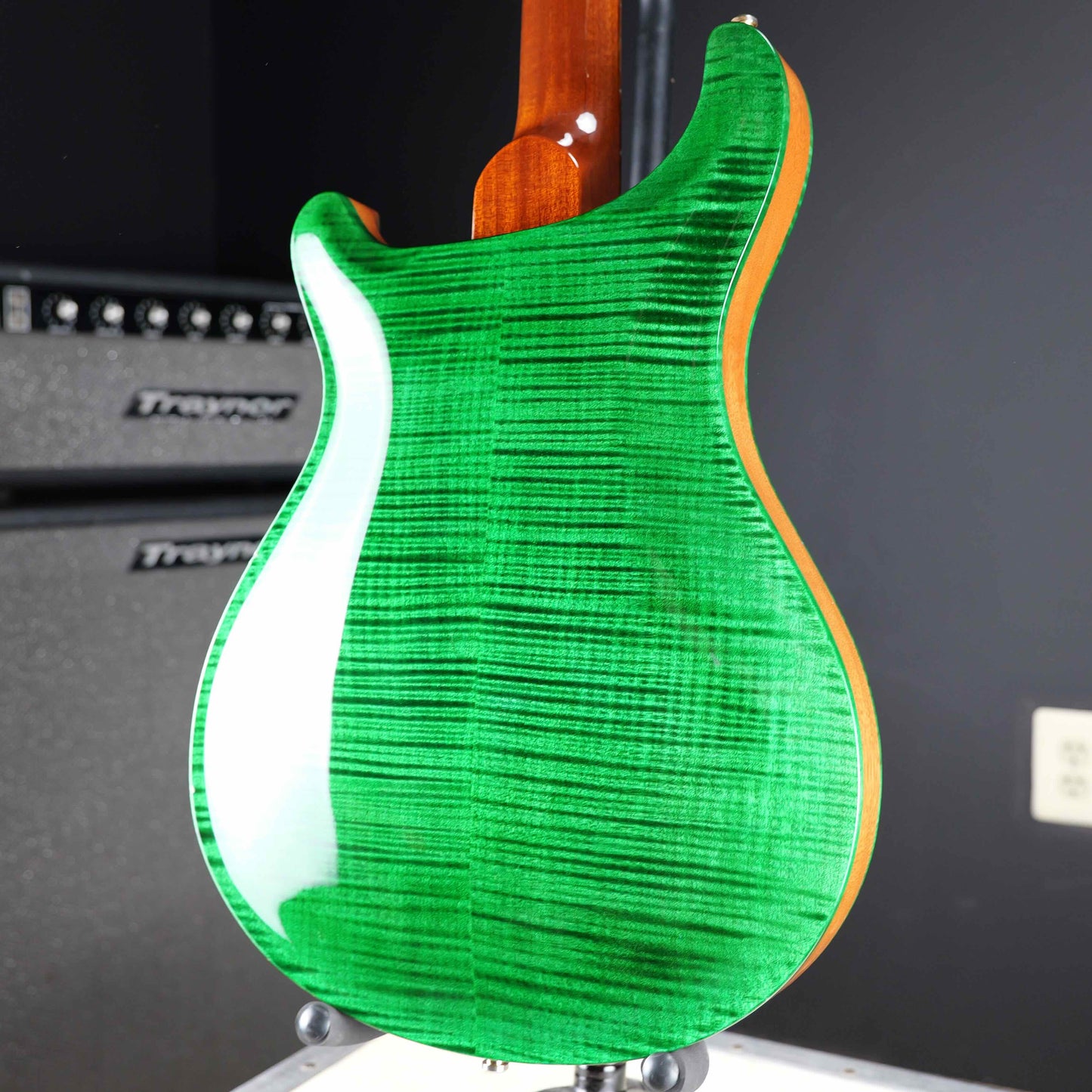 PRS Hollowbody II Piezo 10 Top Emerald w/ Stainless Steel Frets