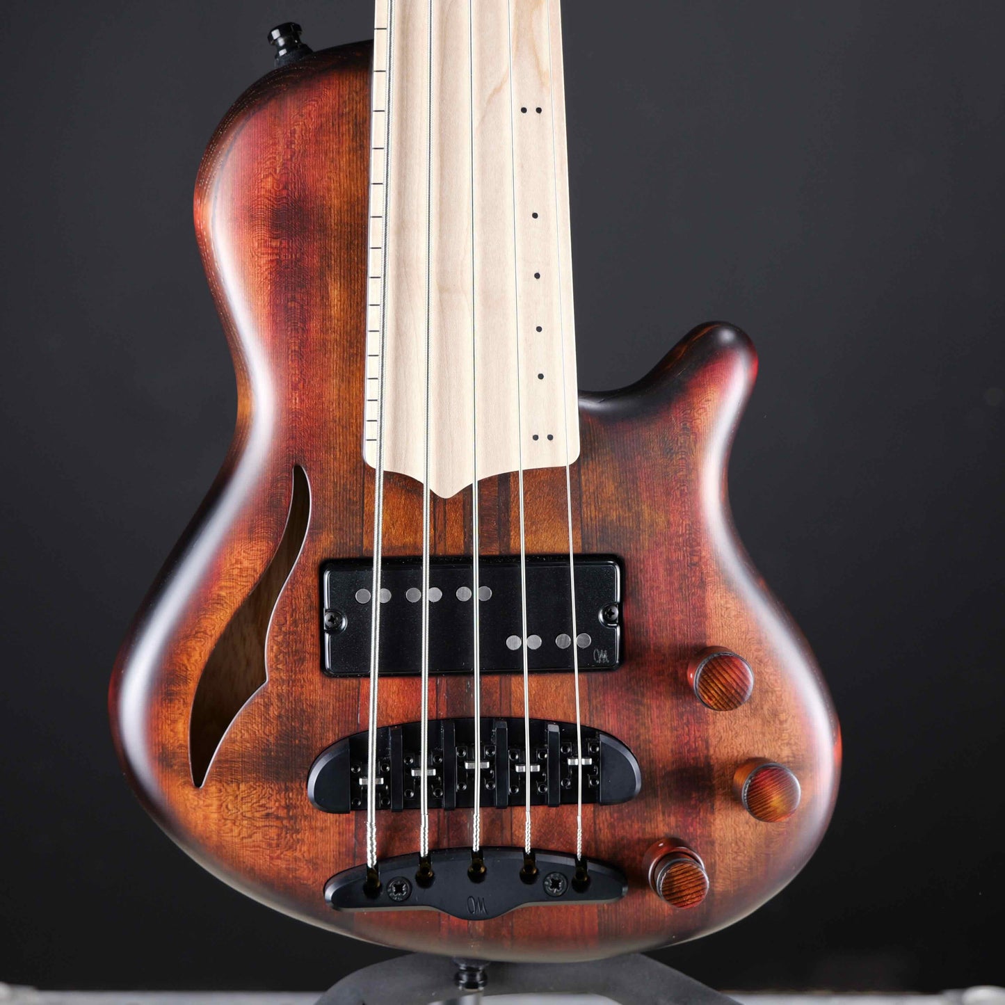 Mayones Cali 5 Fretless Antique Brown Matte