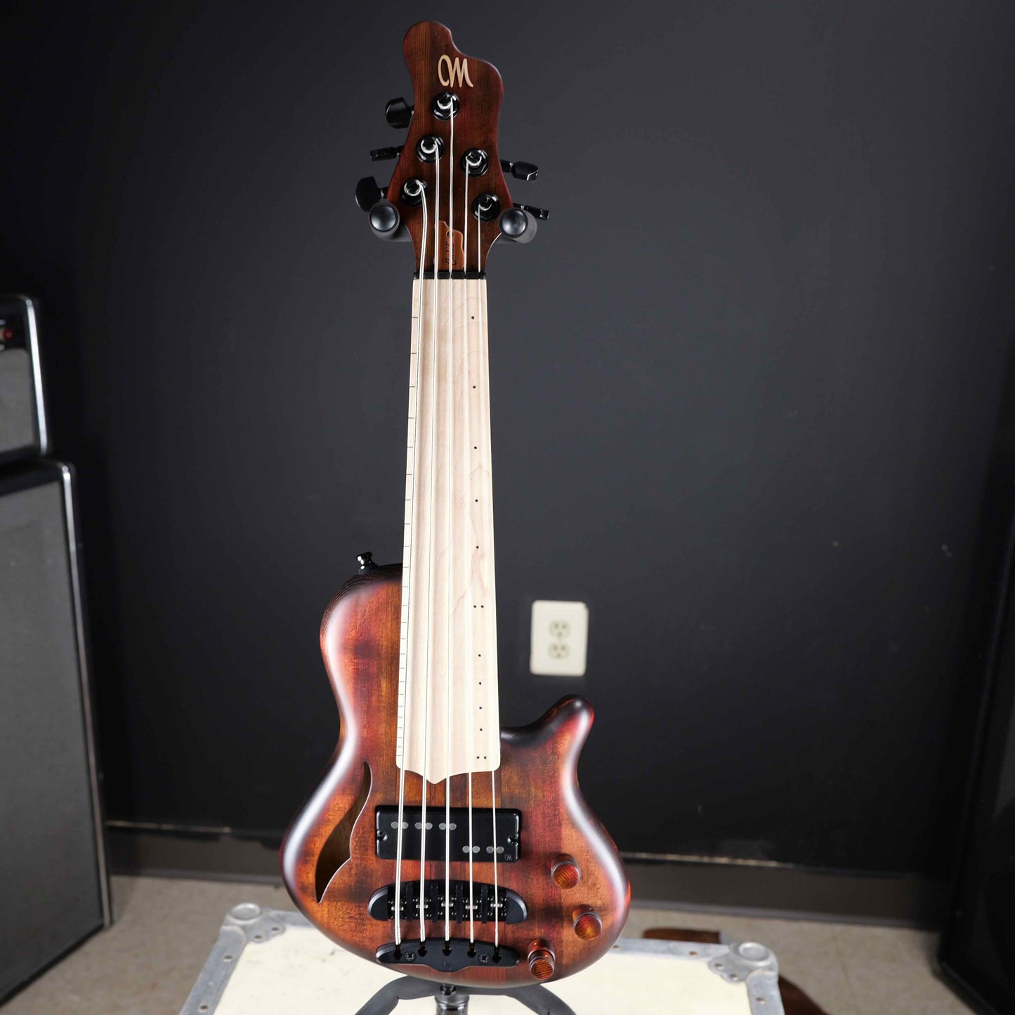 Mayones Cali 5 Fretless Antique Brown Matte