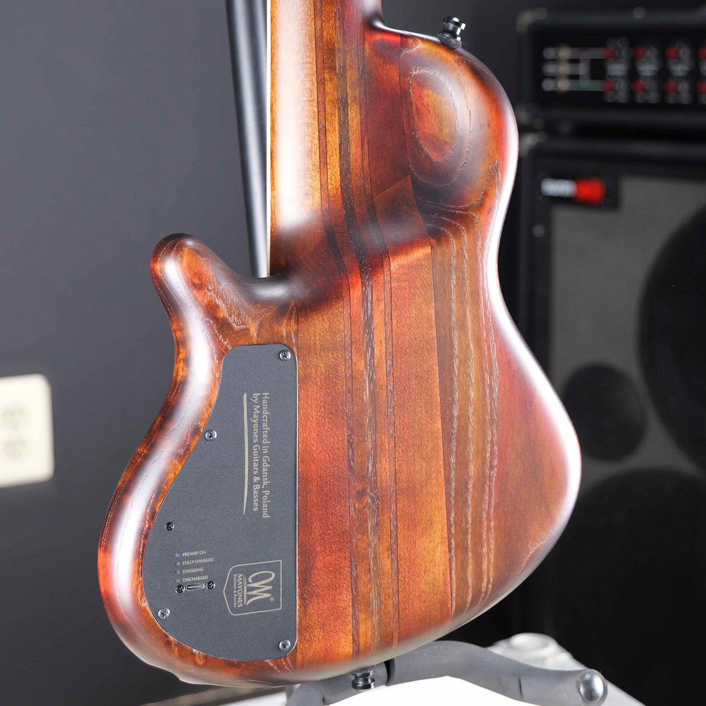 Mayones Cali 5 Fretless Antique Brown Matte