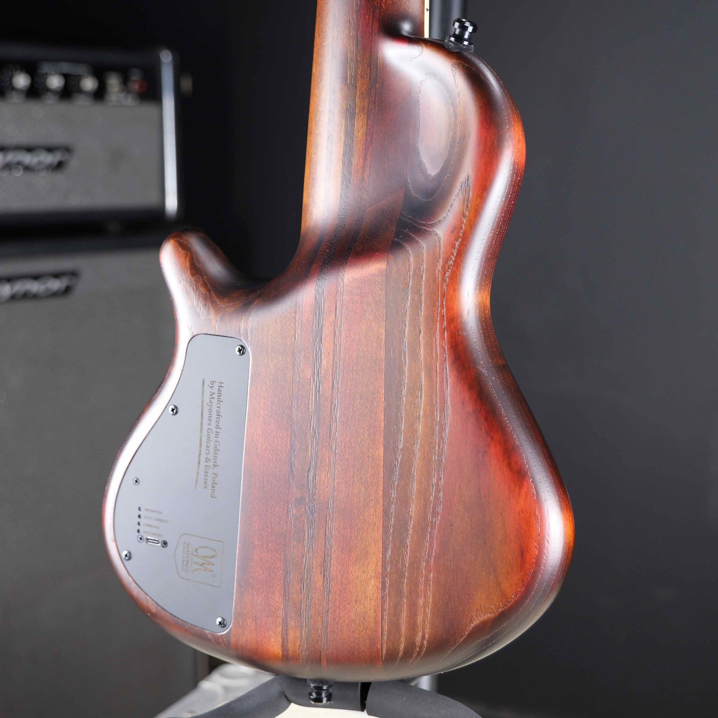 Mayones Cali 5 Fretless Antique Brown Matte