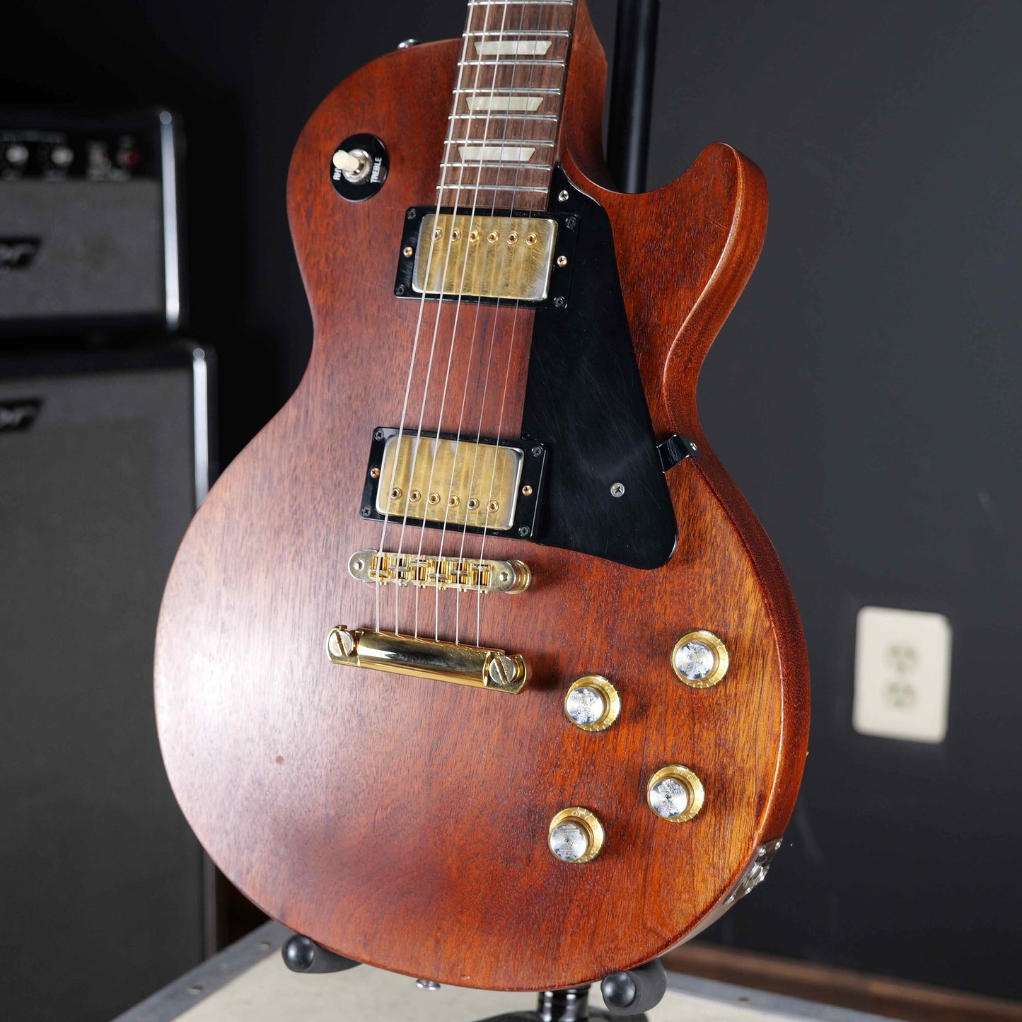Gibson Les Paul Studio Mahogany w/ Bare Knuckle The Mule Set