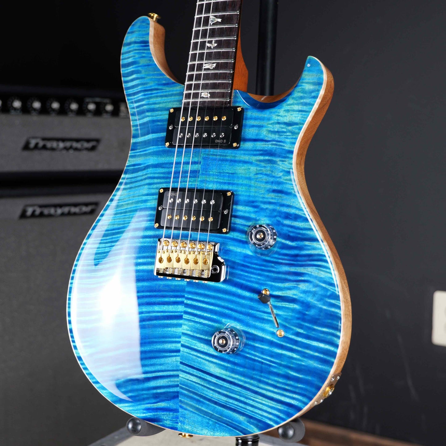 PRS Custom 24 10 Top Arctic Blue