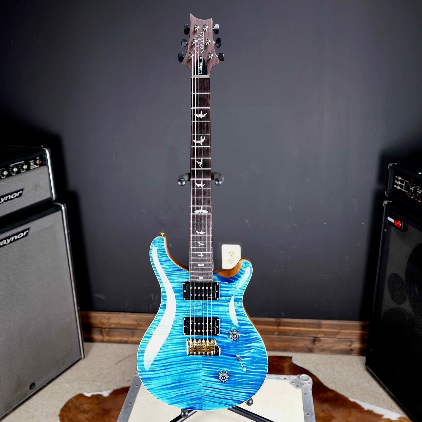 PRS Custom 24 10 Top Arctic Blue