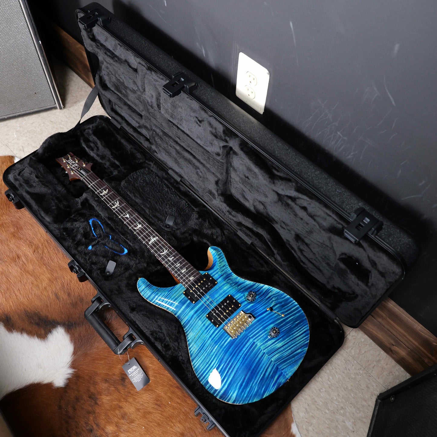 PRS Custom 24 10 Top Arctic Blue