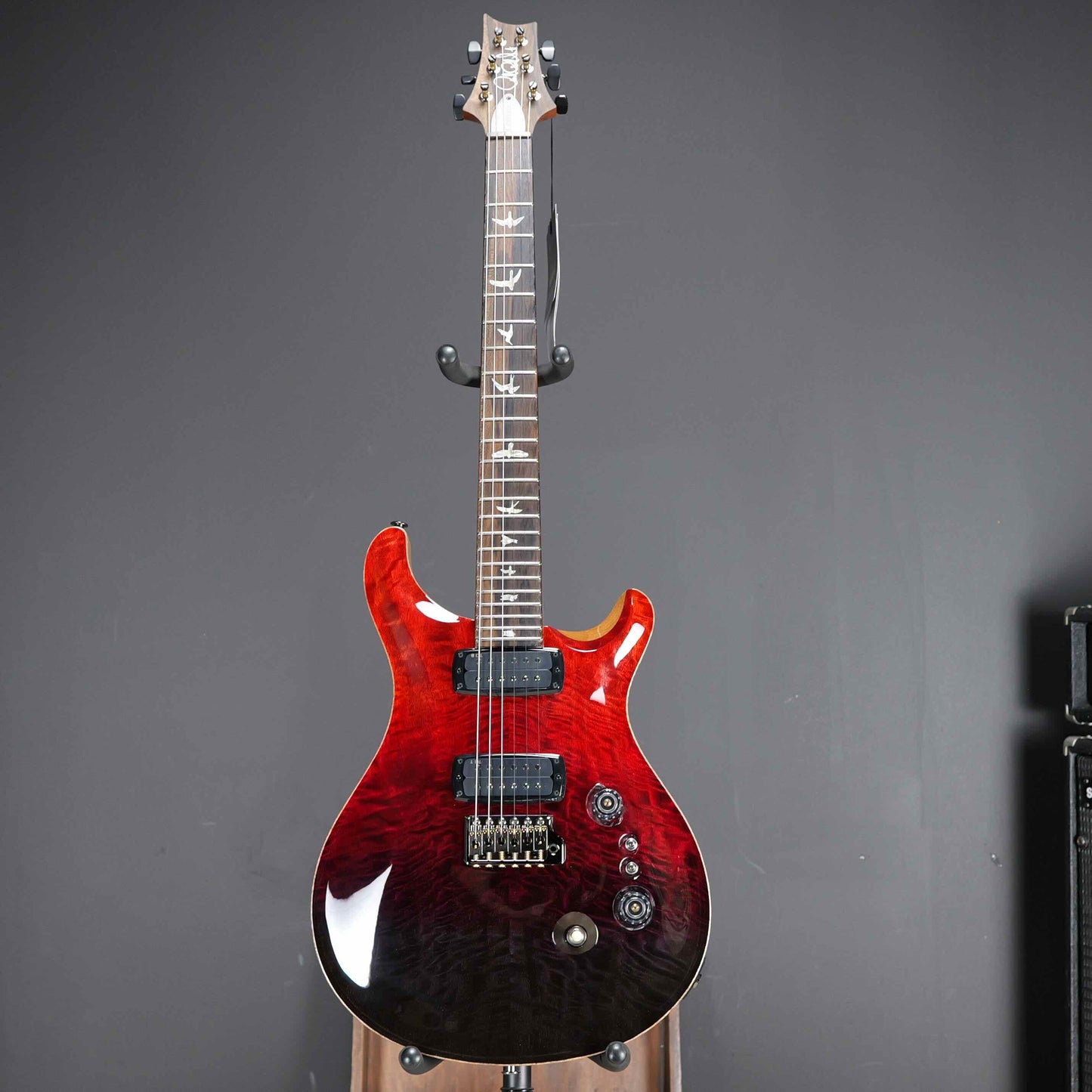 PRS Custom 24-08 Mango Top Limited Edition Fire Red Gray/Black Fade