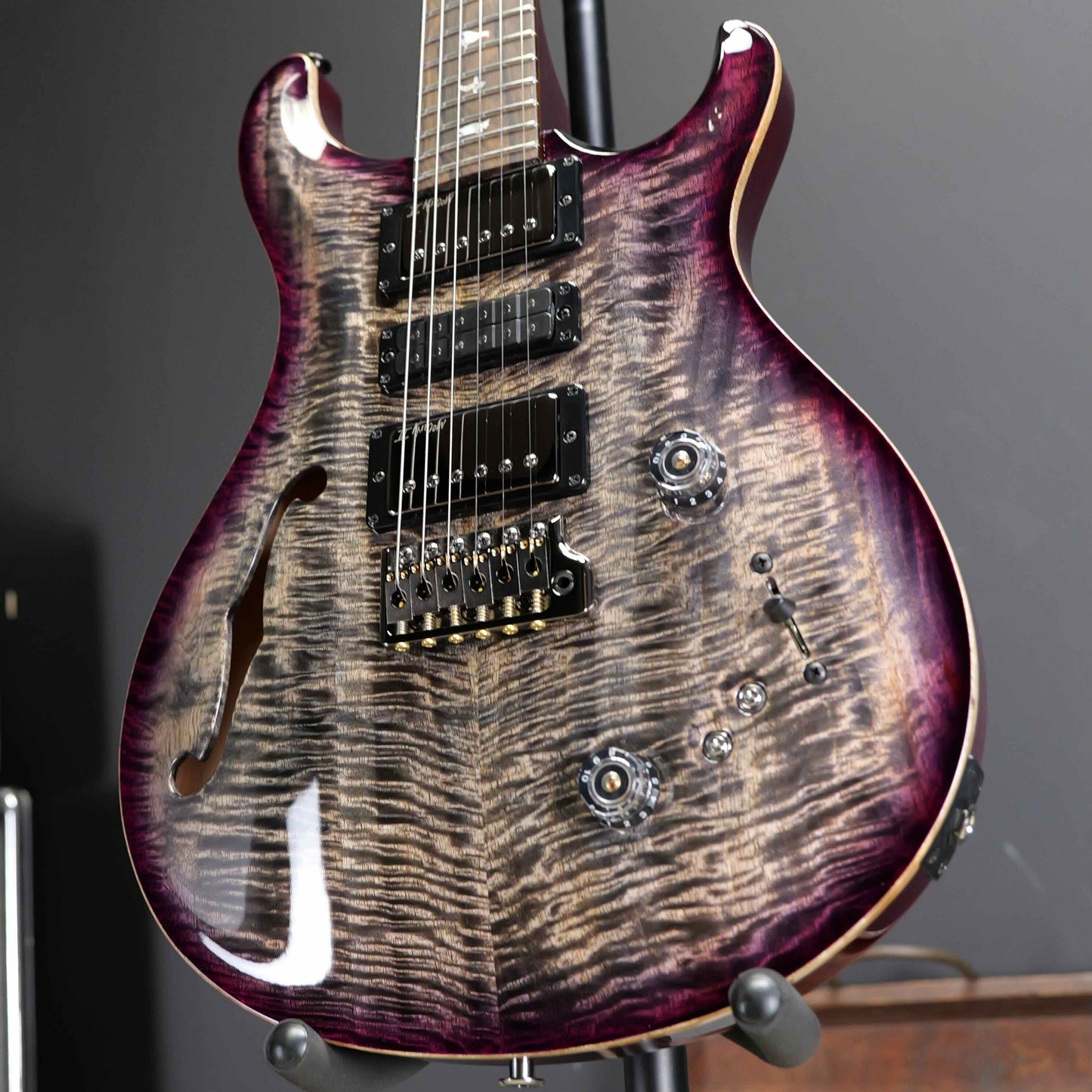 PRS Special Semi-Hollow Mango Top Limited Edition Charcoal Purple Burst