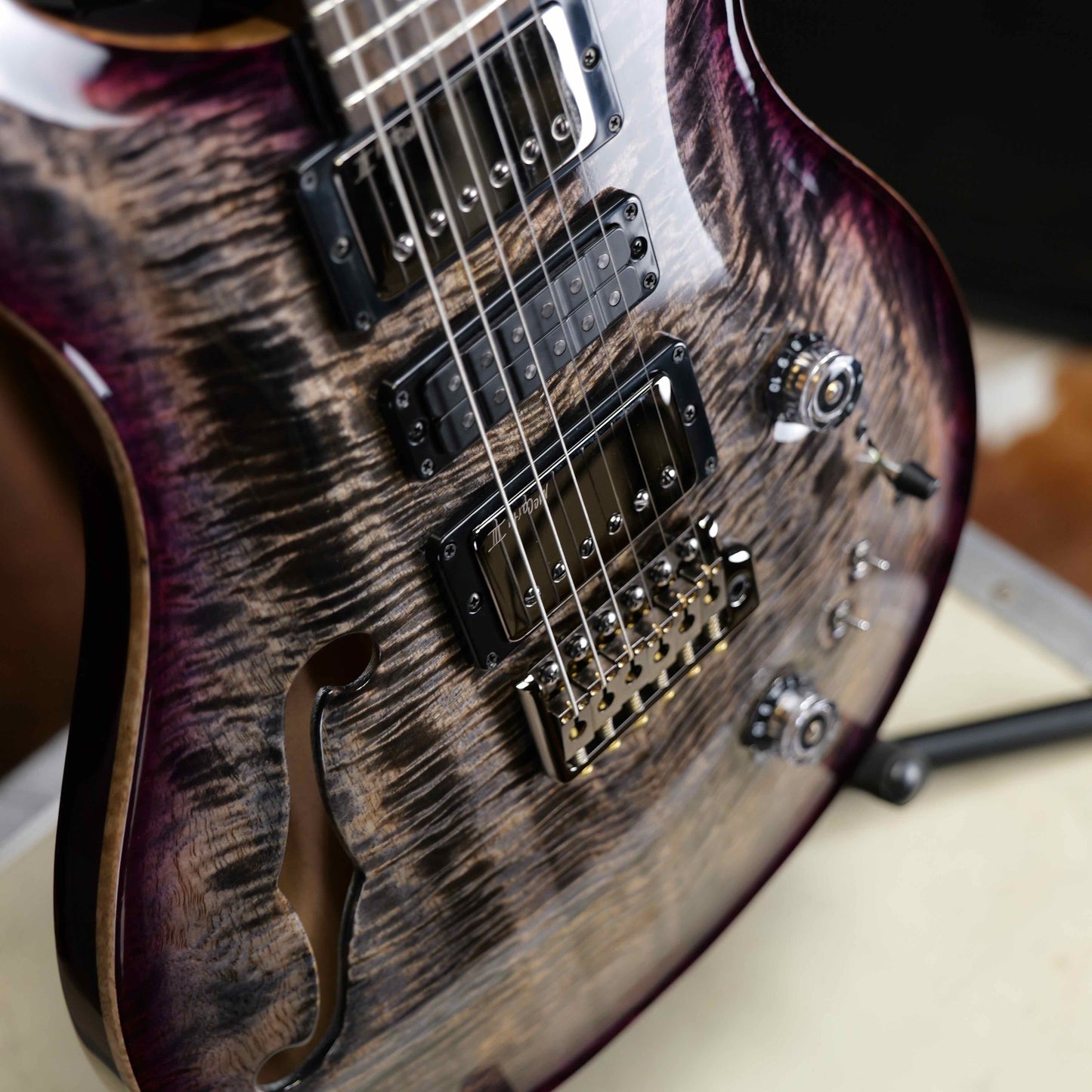 PRS Special Semi-Hollow Mango Top Limited Edition Charcoal Purple Burst