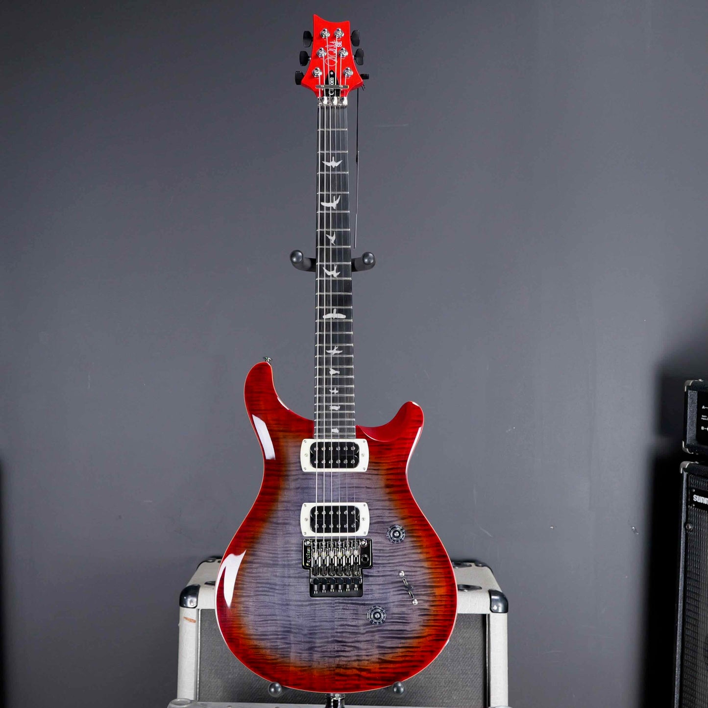PRS SE Custom 24 "Floyd" Charcoal Cherry Burst