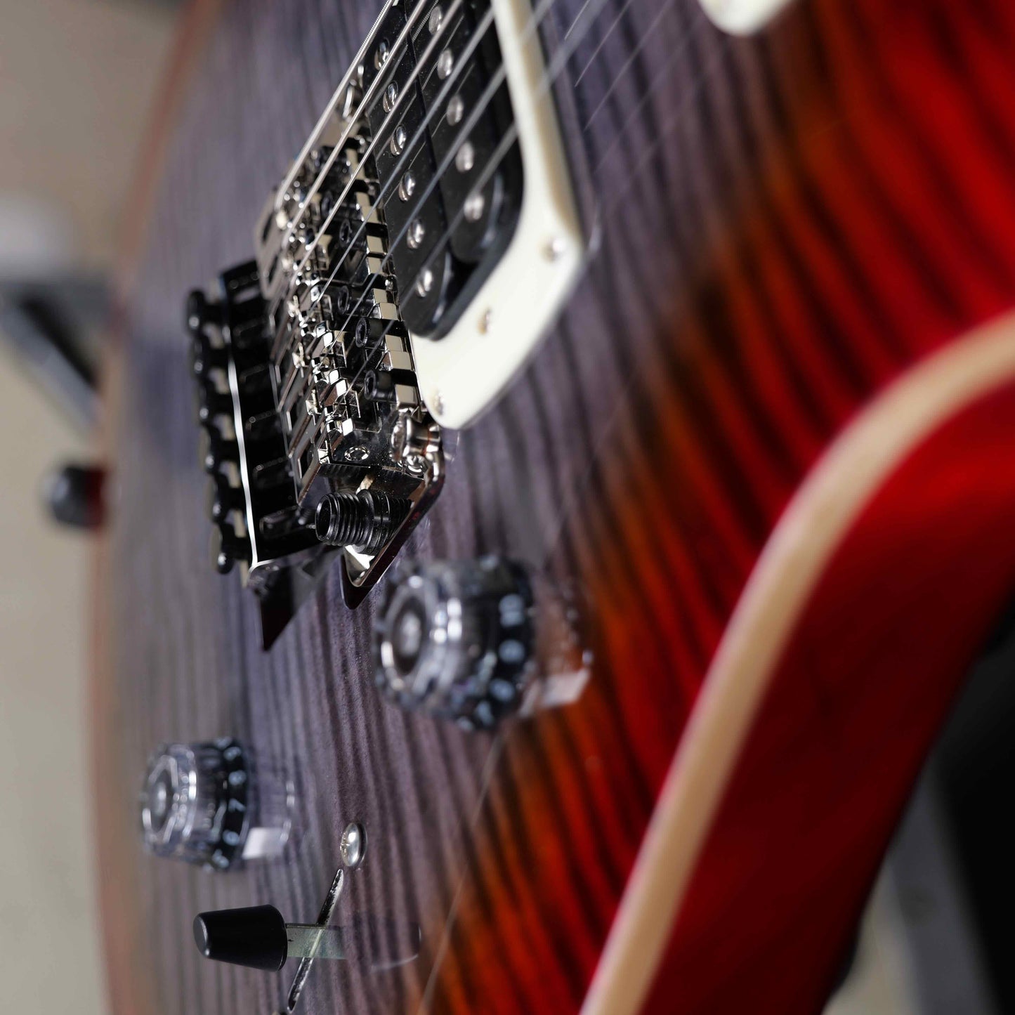 PRS SE Custom 24 "Floyd" Charcoal Cherry Burst