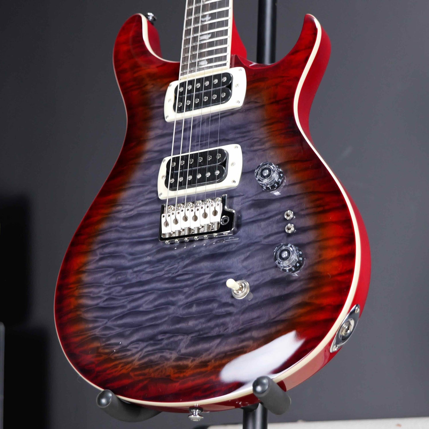 PRS SE Custom 24-08 Charcoal Cherry Burst