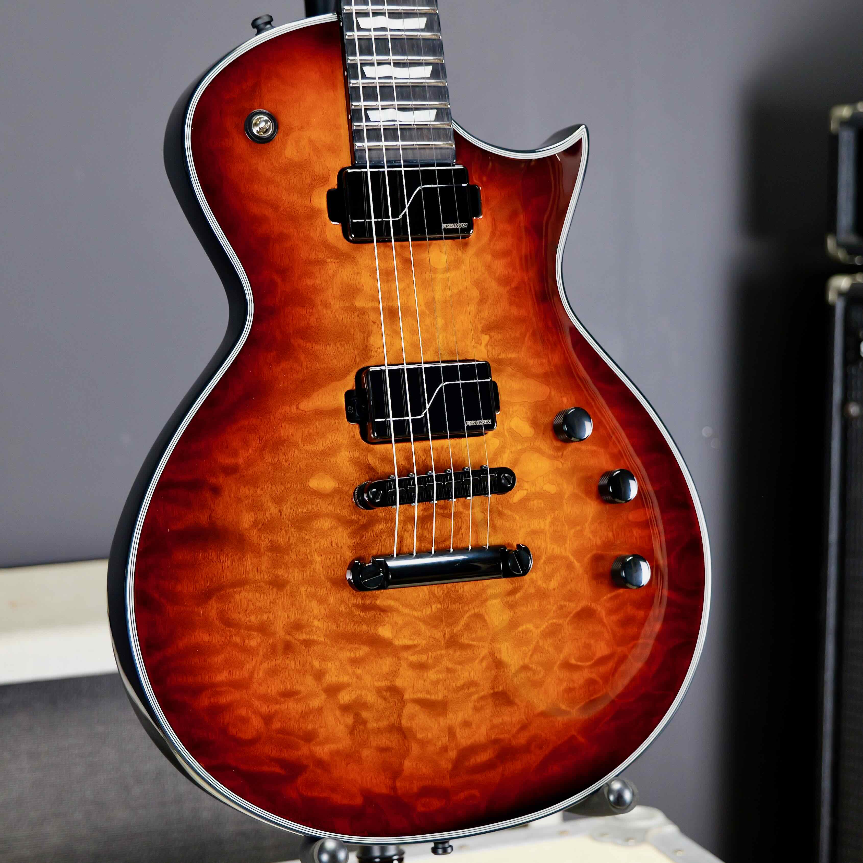 ESP E-II Eclipse Tiger Eye Sunburst – Matt's Guitars