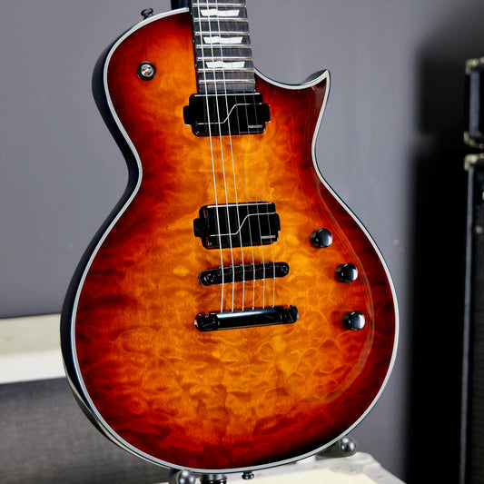 ESP E-II Eclipse Tiger Eye Sunburst