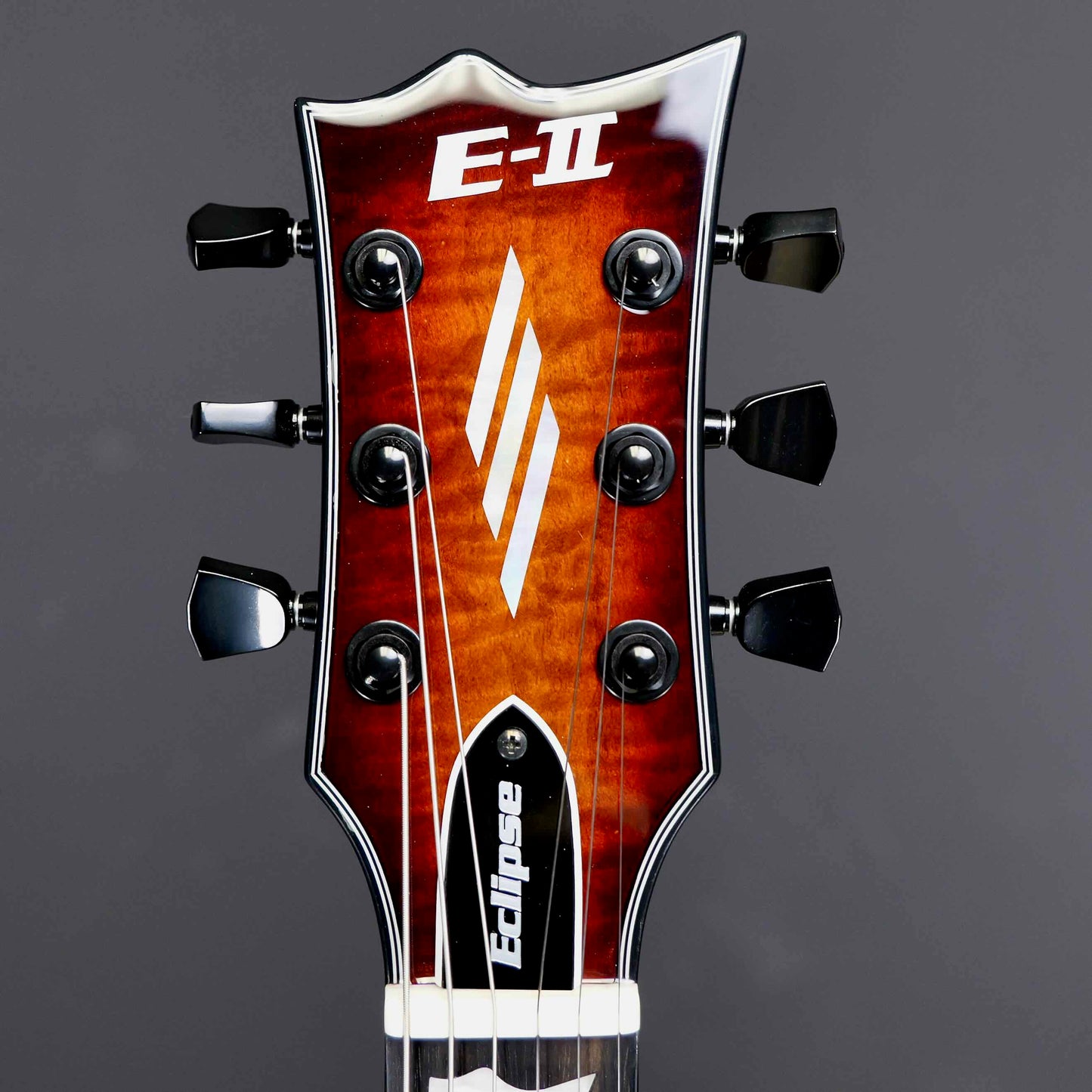 ESP E-II Eclipse Tiger Eye Sunburst