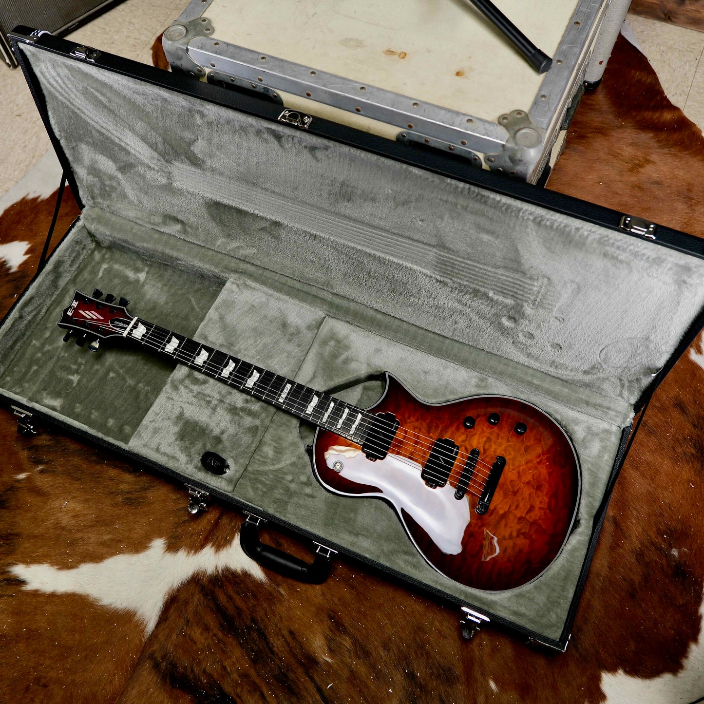 ESP E-II Eclipse Tiger Eye Sunburst
