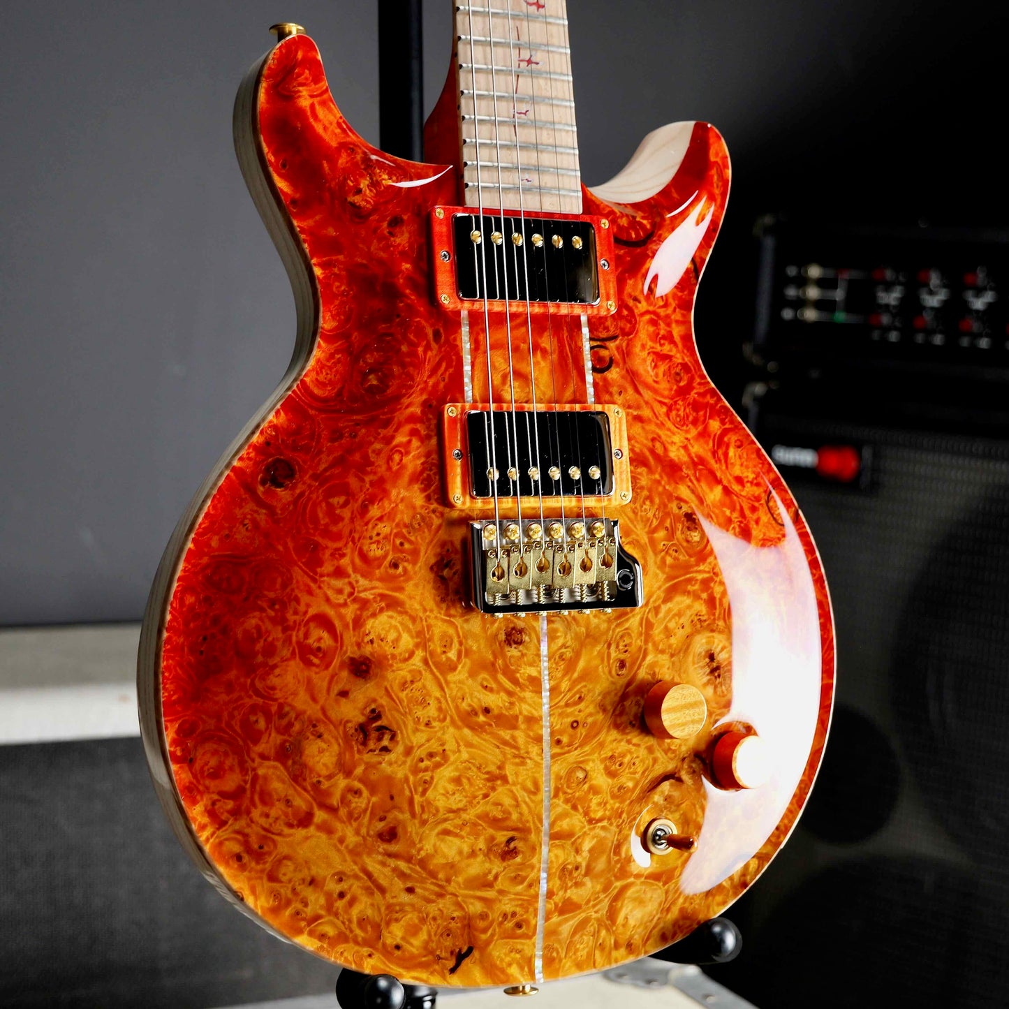 PRS Private Stock Santa Retro Blood Orange Dragon's Breath