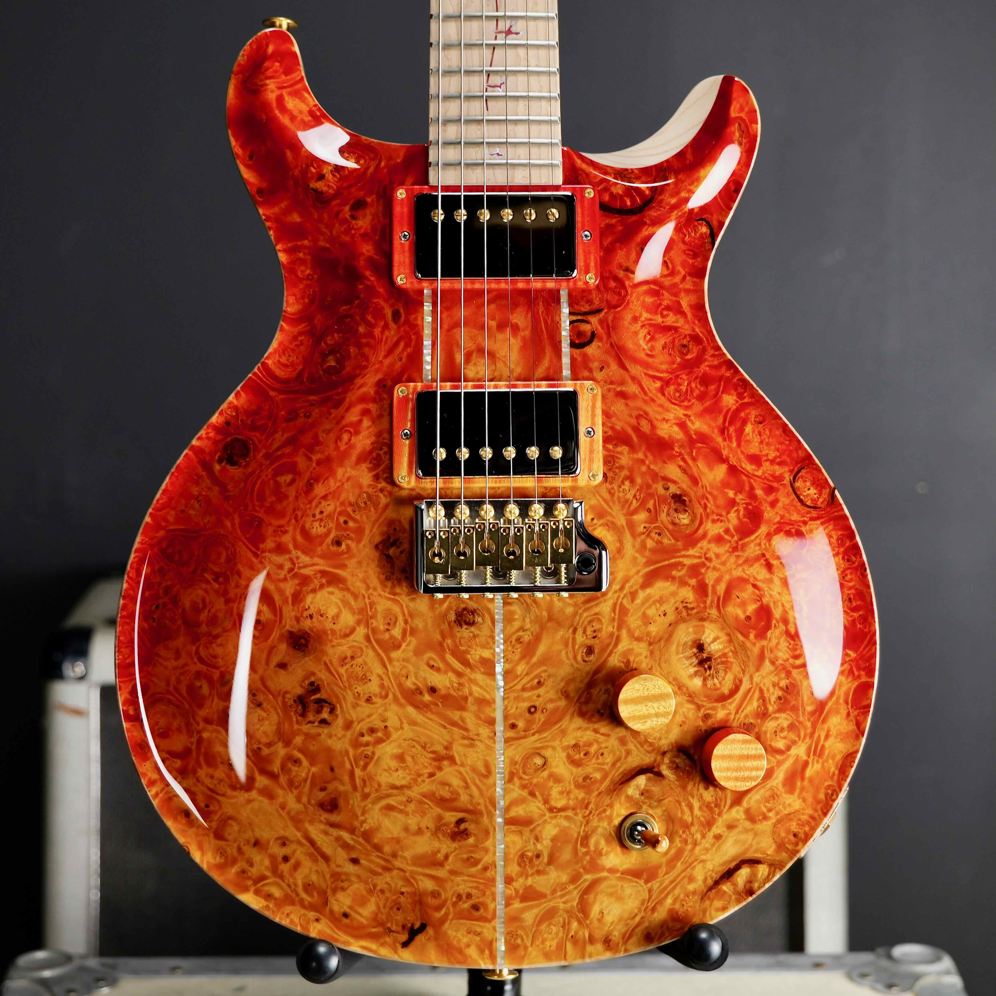 美品PRS PRIVATE STOCKSANTANAレプリカ PRS Private Stock Santa Retro Blood Orange Dragon's Breath