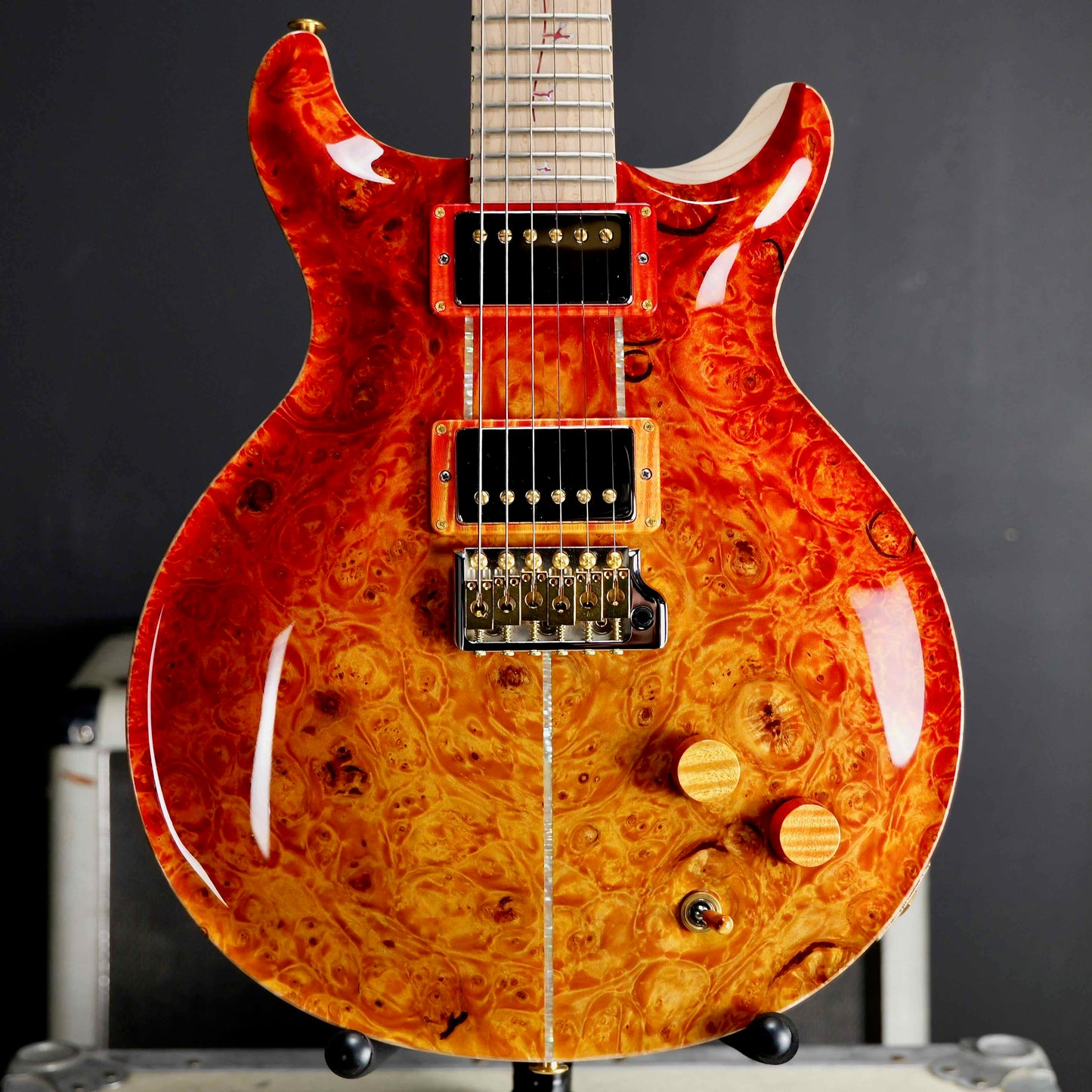 PRS Private Stock Santa Retro Blood Orange Dragon's Breath