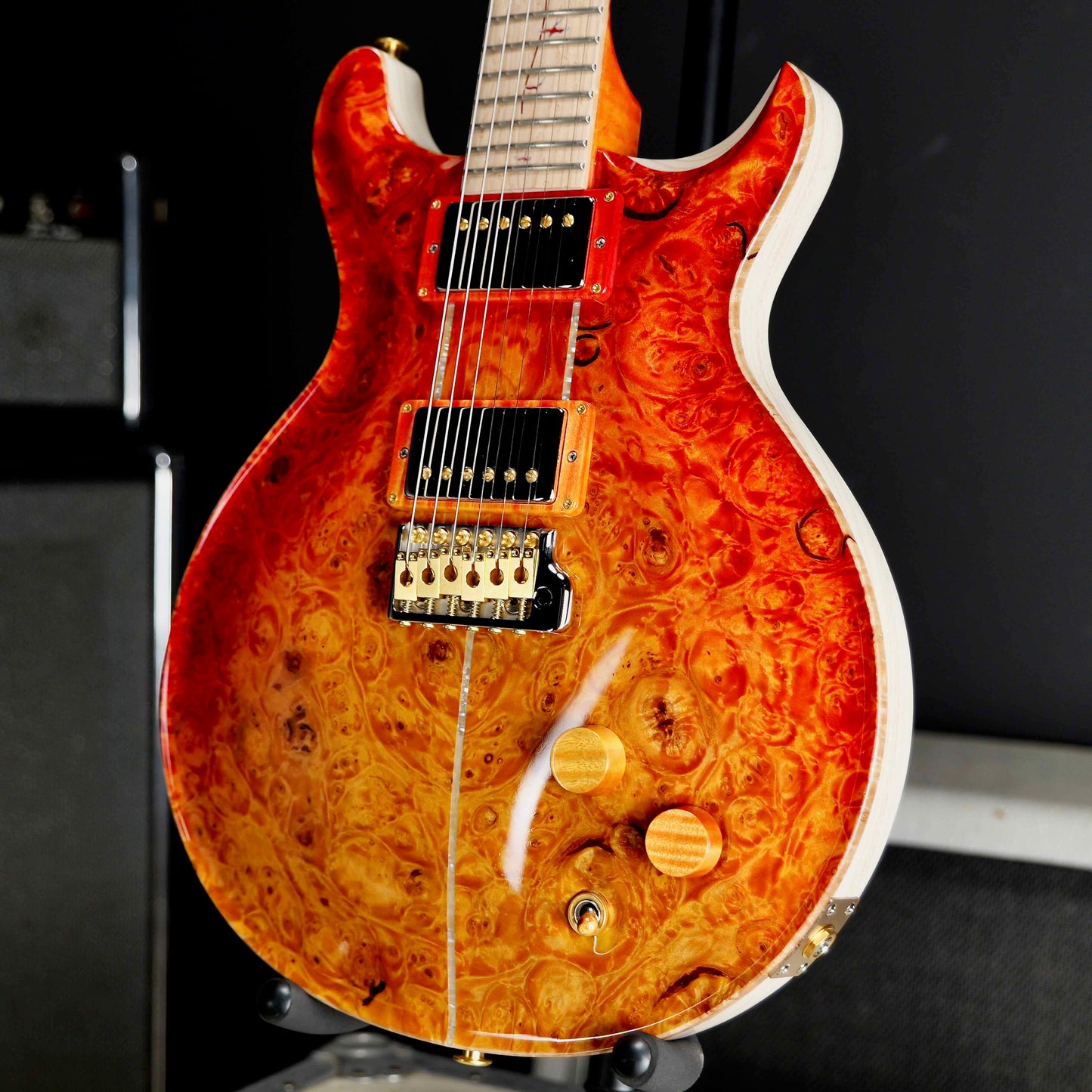 PRS Private Stock Santa Retro Blood Orange Dragon's Breath