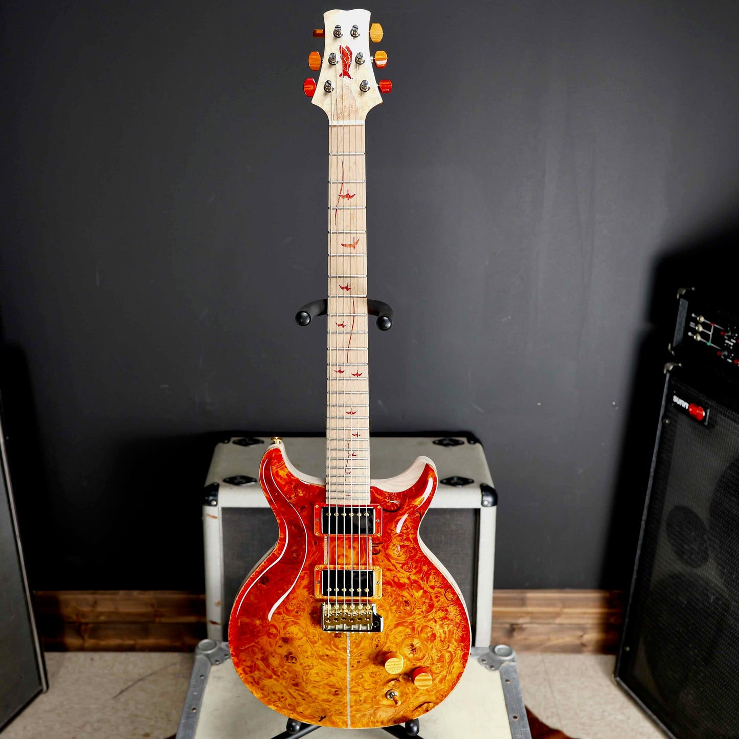 PRS Private Stock Santa Retro Blood Orange Dragon's Breath