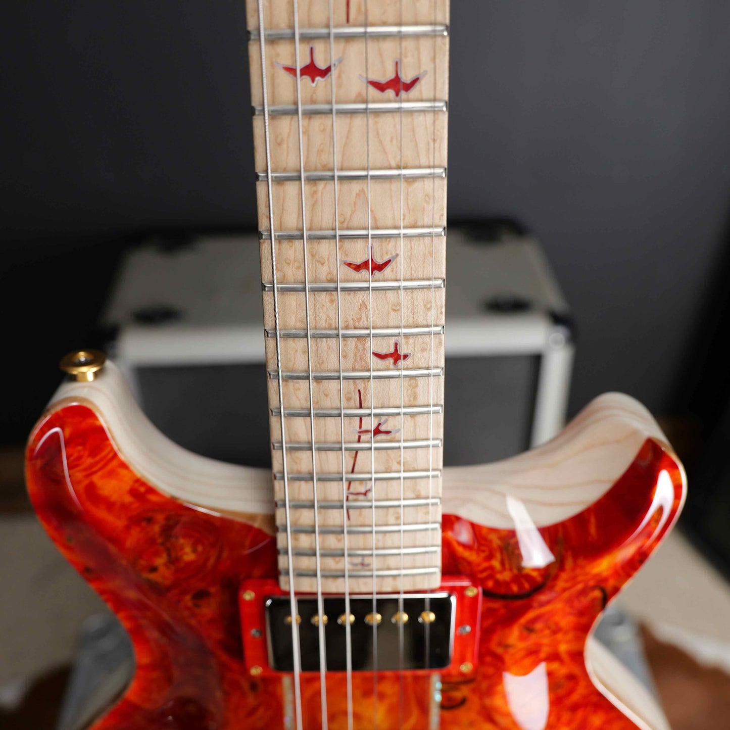 PRS Private Stock Santa Retro Blood Orange Dragon's Breath