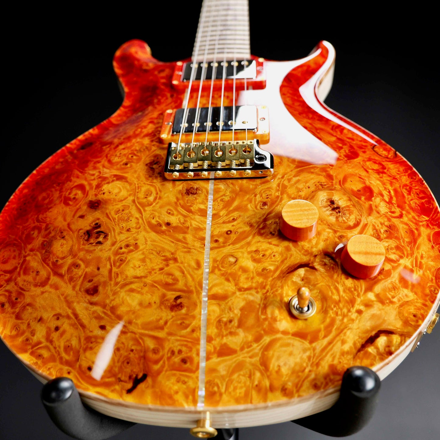 PRS Private Stock Santa Retro Blood Orange Dragon's Breath