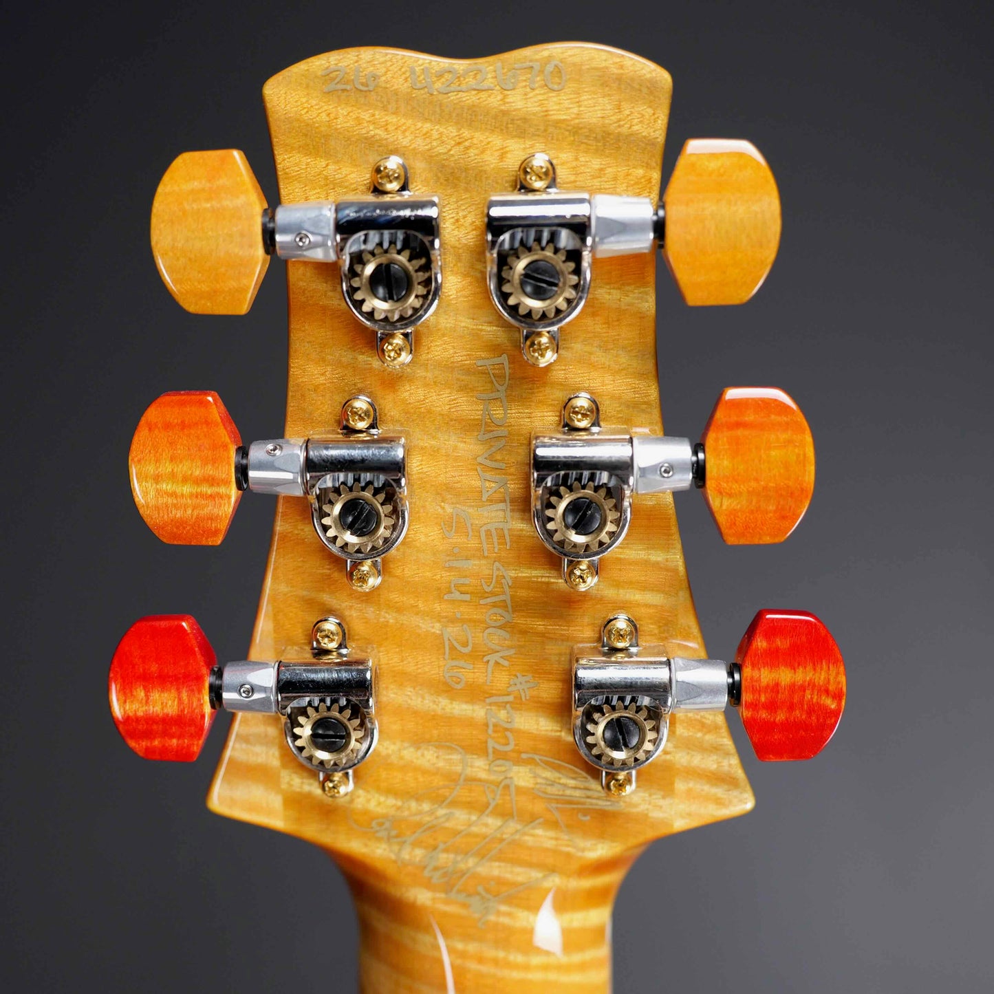 PRS Private Stock Santa Retro Blood Orange Dragon's Breath