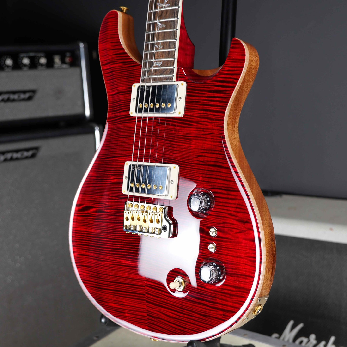 PRS McCarty Tremolo Wood Library Red Tiger