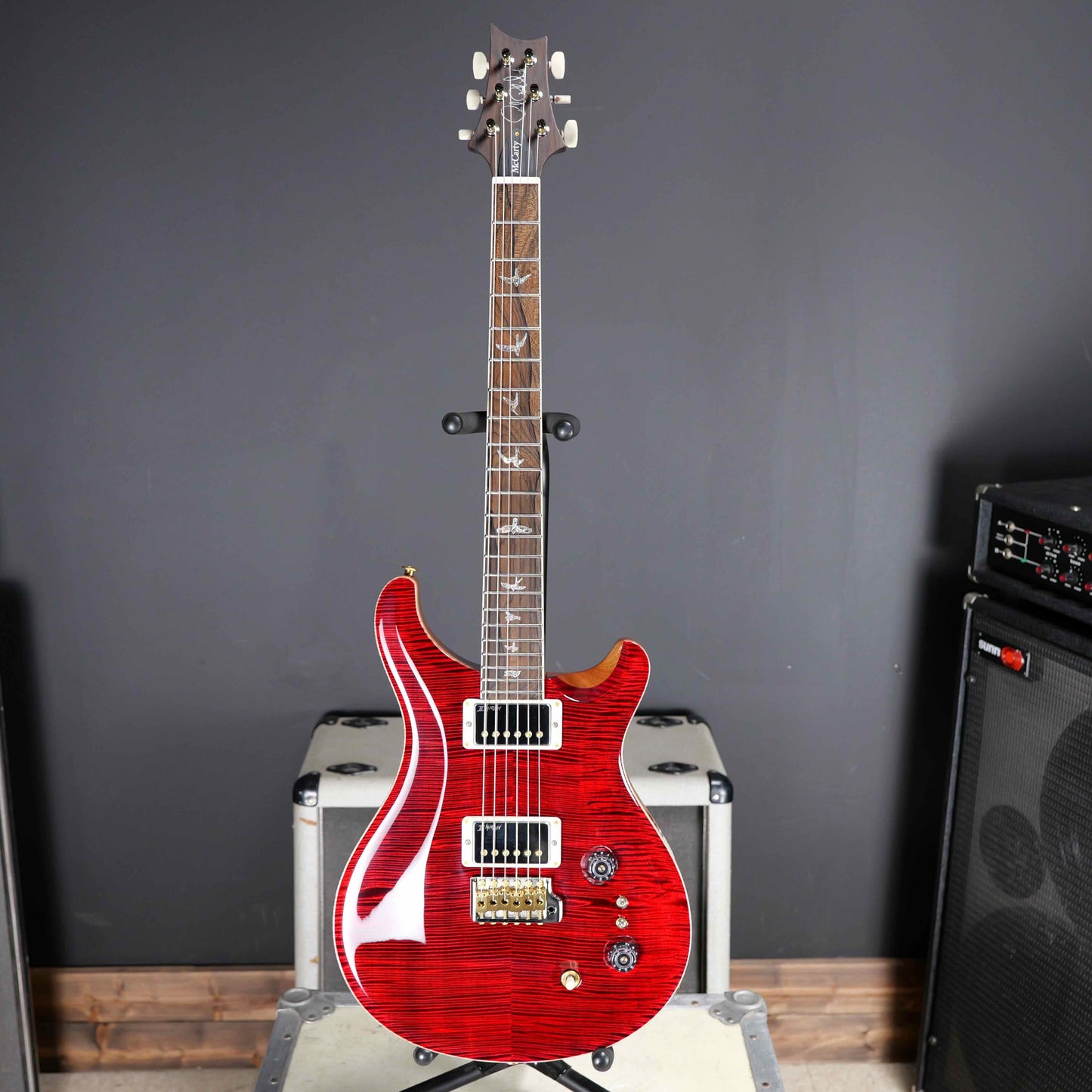 PRS McCarty Tremolo Wood Library Red Tiger