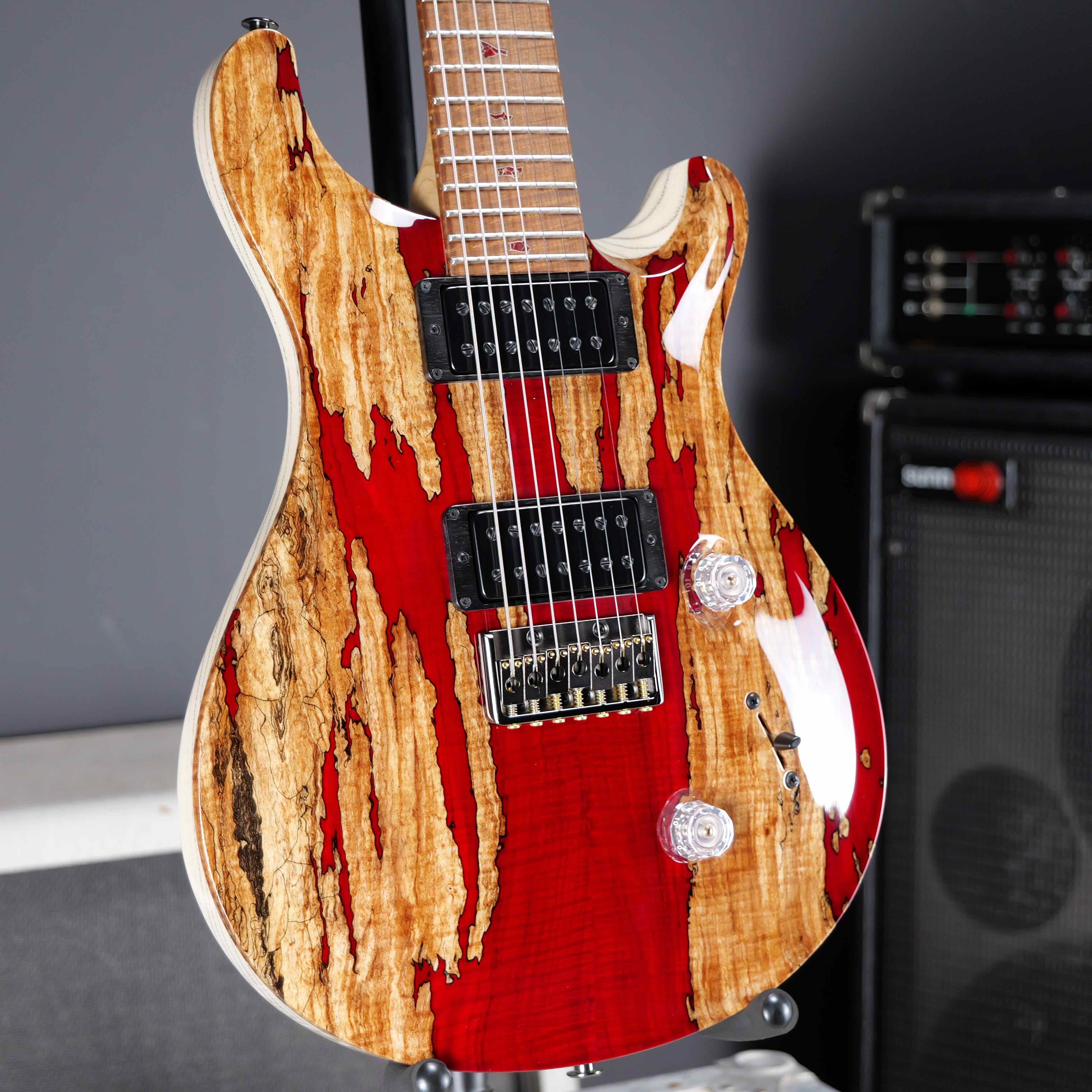 PRS Private Stock Custom 24 7-String Natural w/ Cherry Accents