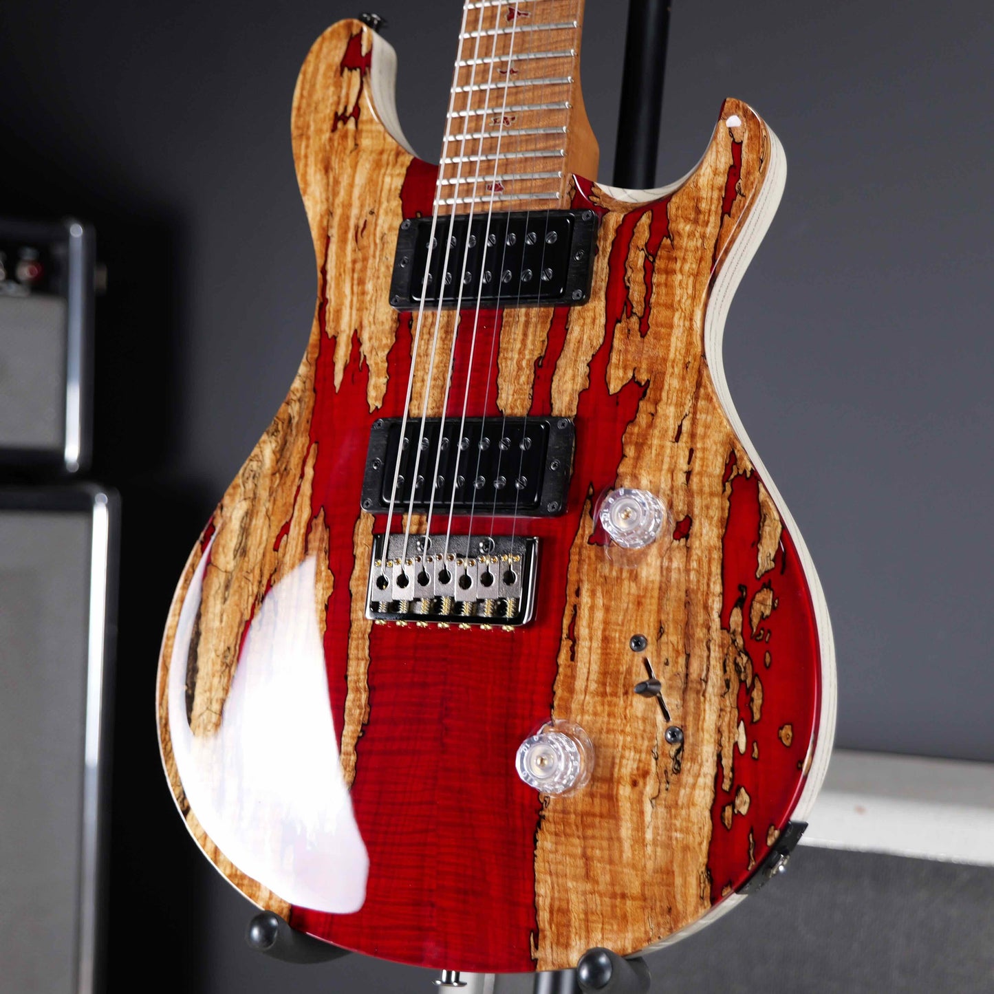 PRS Private Stock Custom 24 7-String Natural w/ Cherry Accents