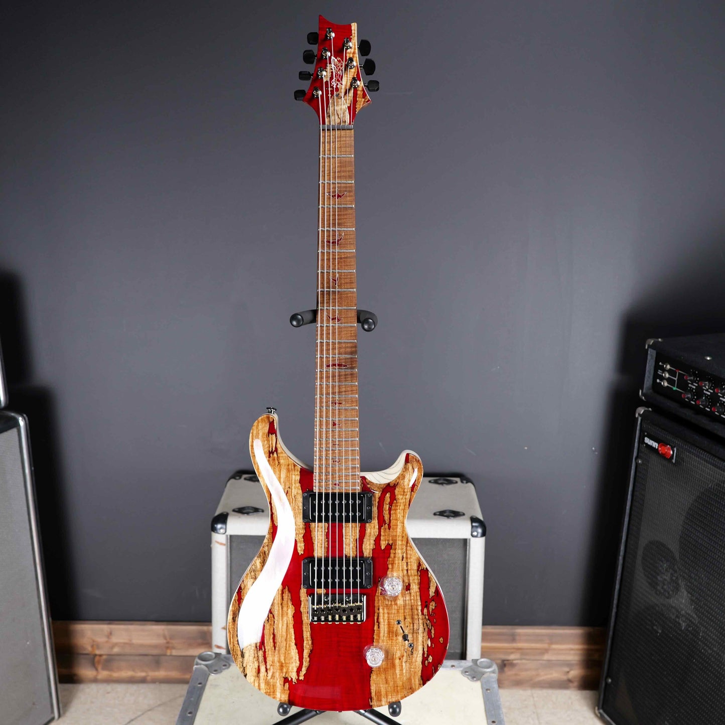 PRS Private Stock Custom 24 7-String Natural w/ Cherry Accents