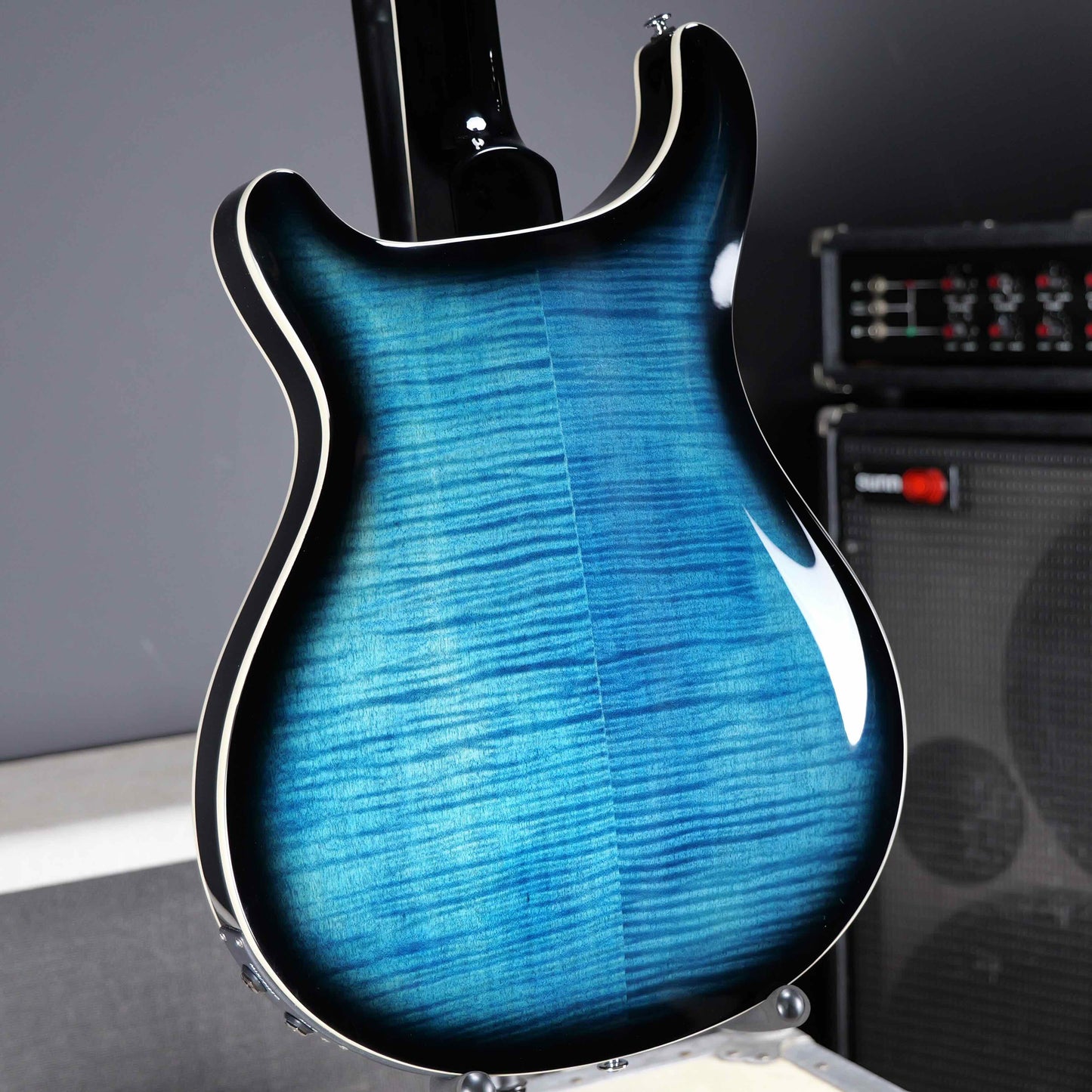 PRS SE Hollowbody II Piezo Peacock Blue Smokeburst