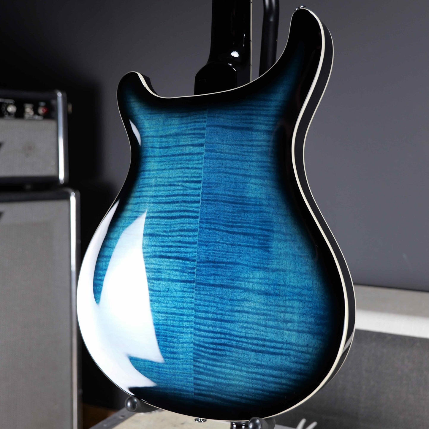 PRS SE Hollowbody II Piezo Peacock Blue Smokeburst