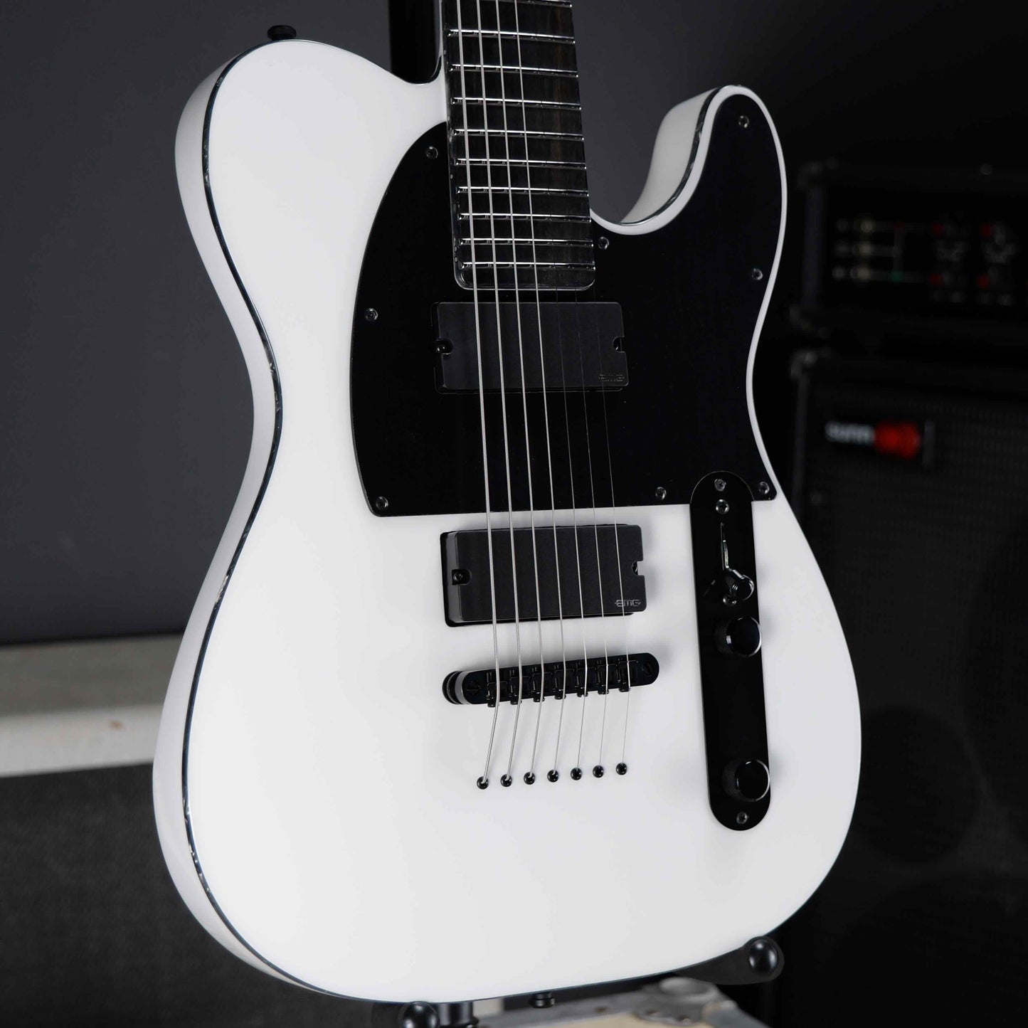 ESP E-II T-B7 Baritone Snow White