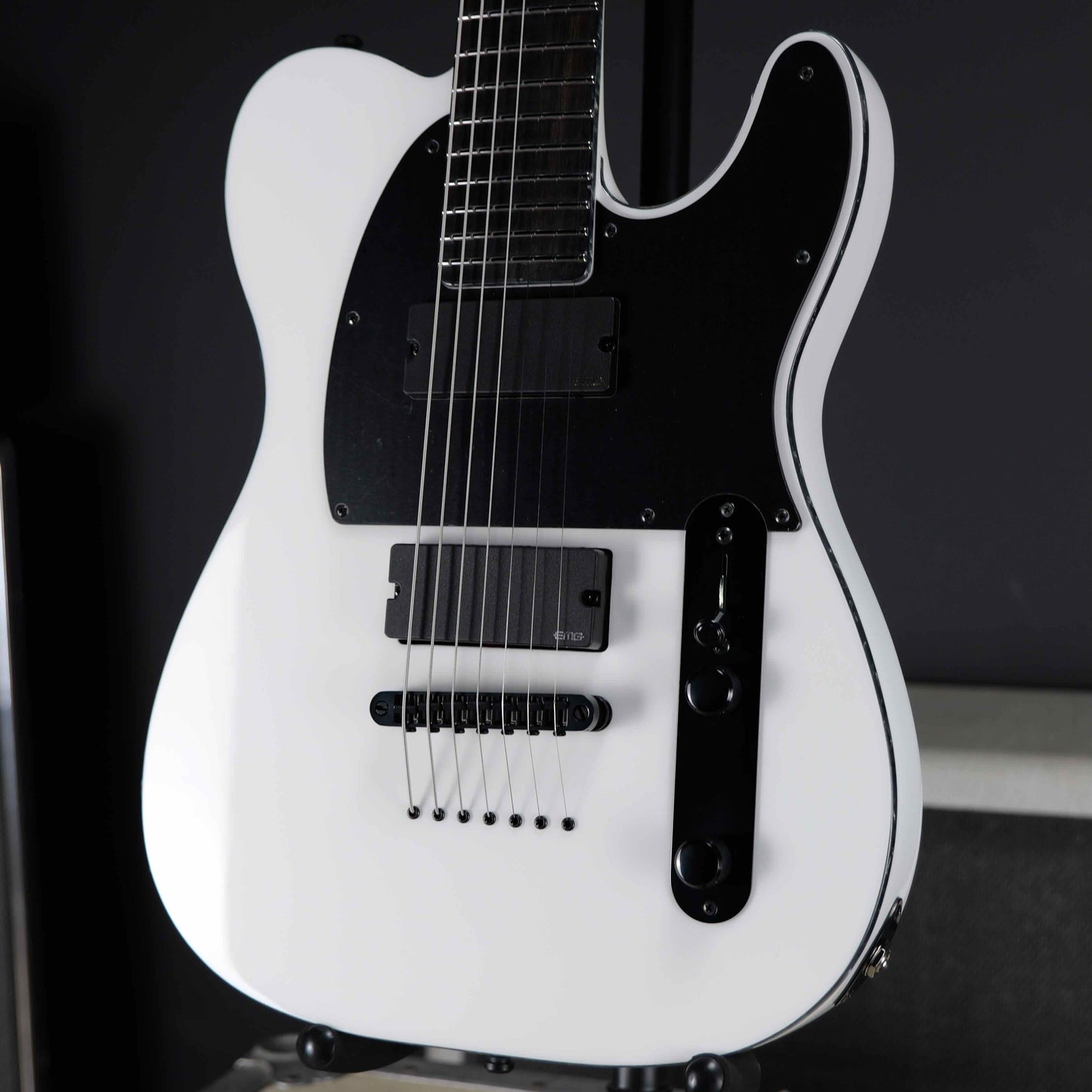 ESP E-II T-B7 Baritone Snow White