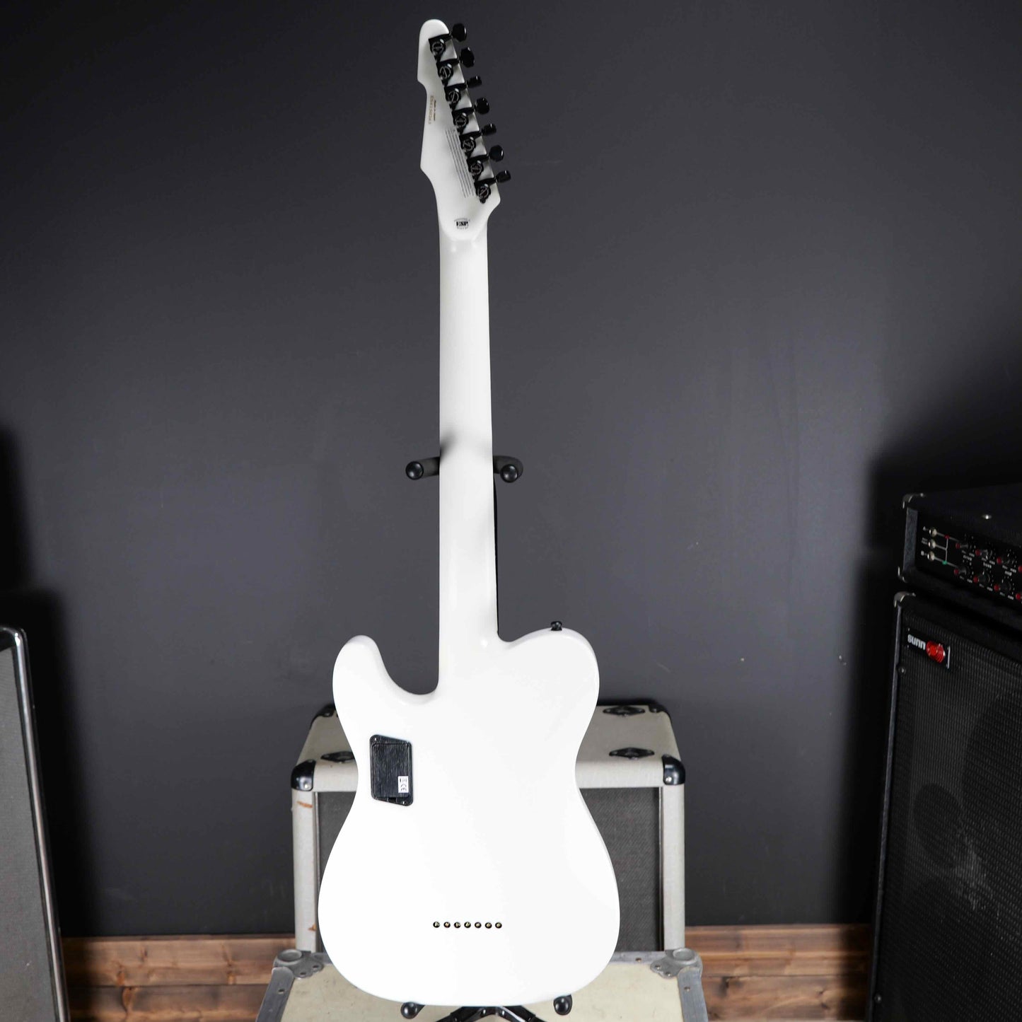 ESP E-II T-B7 Baritone Snow White