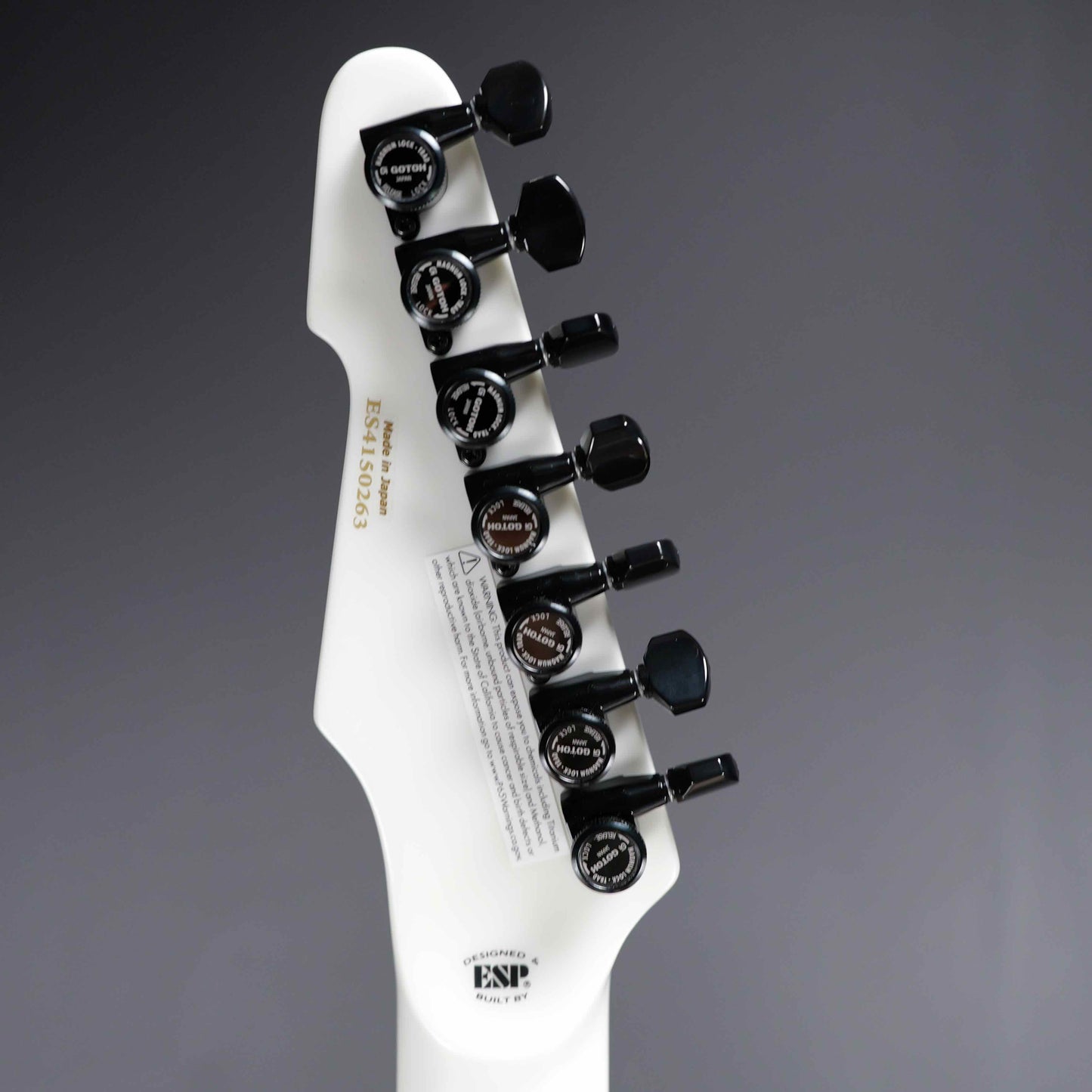 ESP E-II T-B7 Baritone Snow White