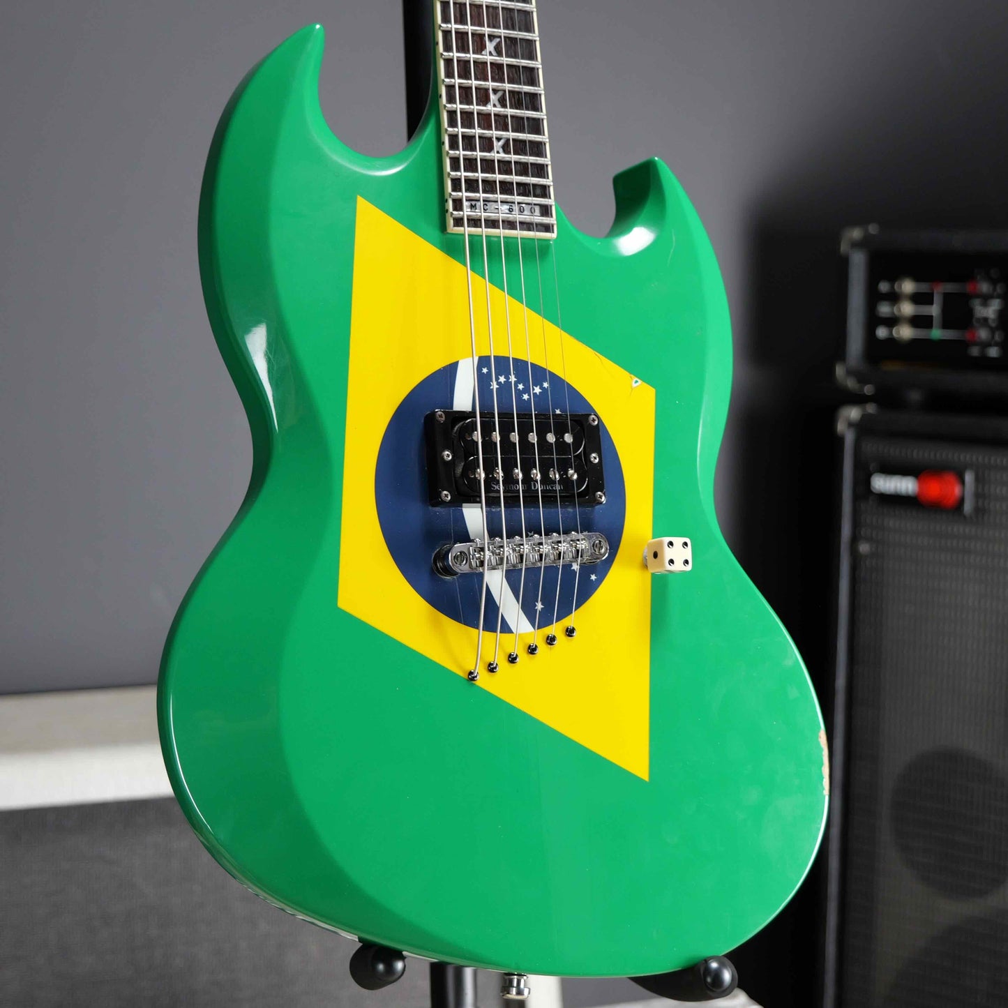ESP LTD MC-600 Viper Max Cavalera Brazilian Green