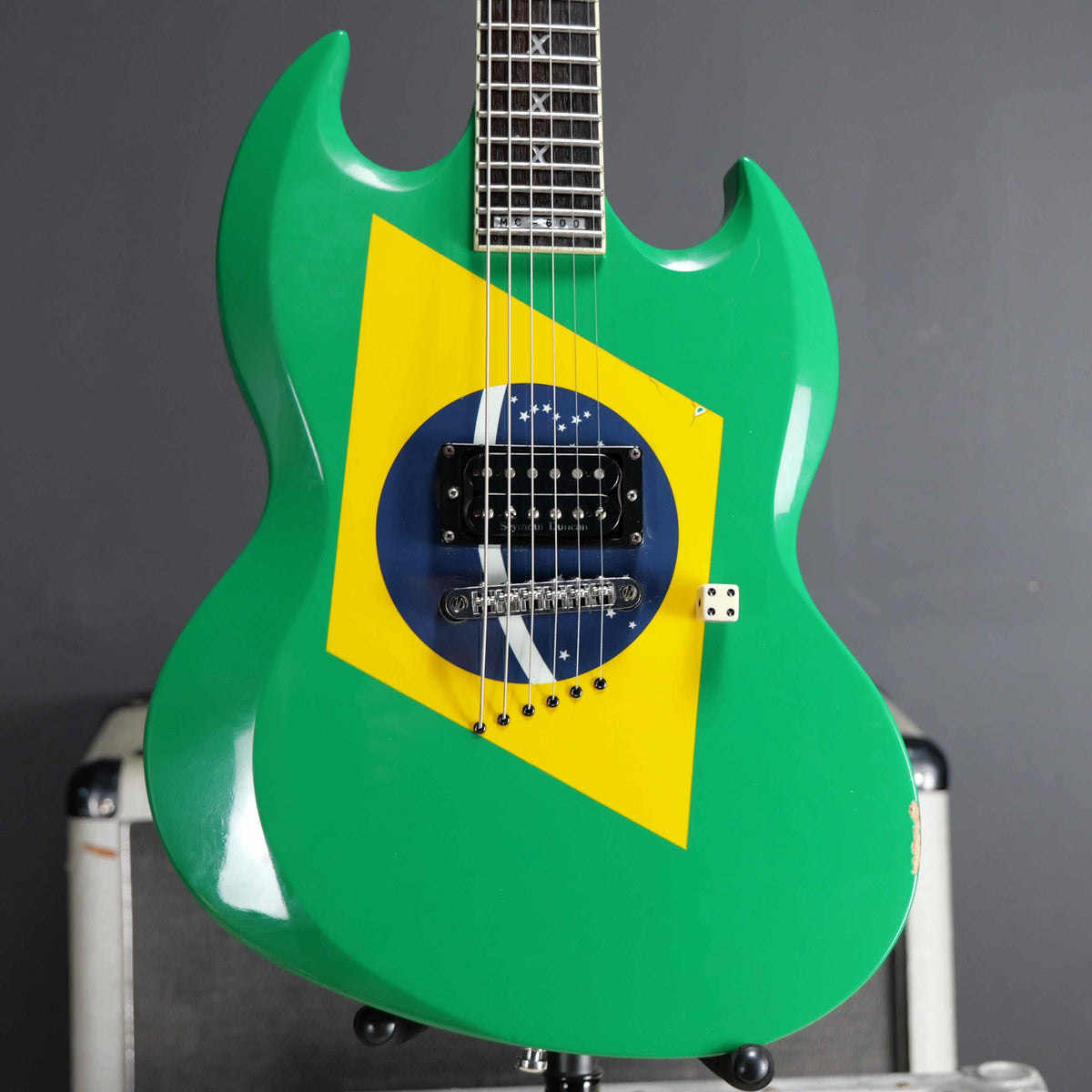 ESP LTD MC-600 Viper Max Cavalera Brazilian Green