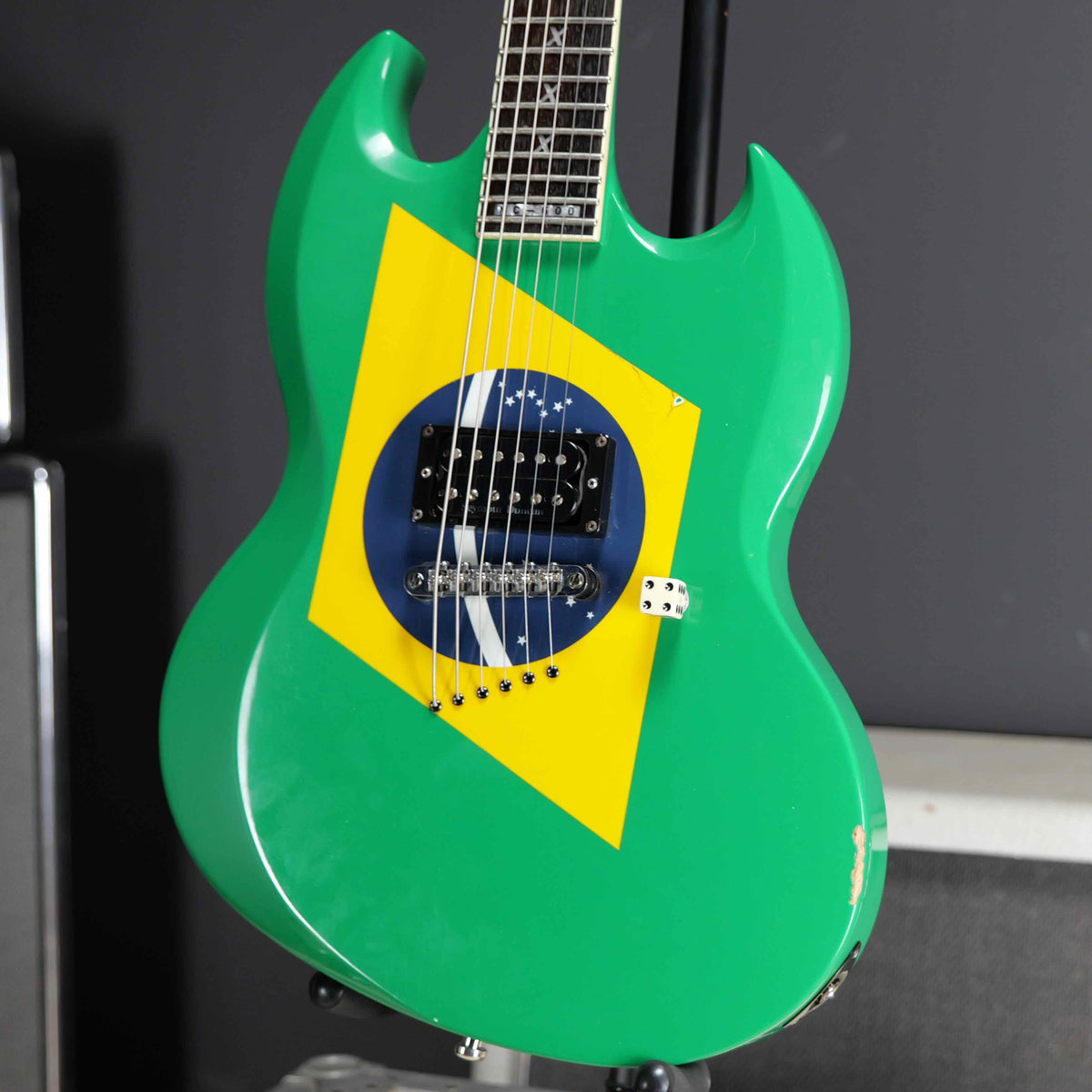 ESP LTD MC-600 Viper Max Cavalera Brazilian Green