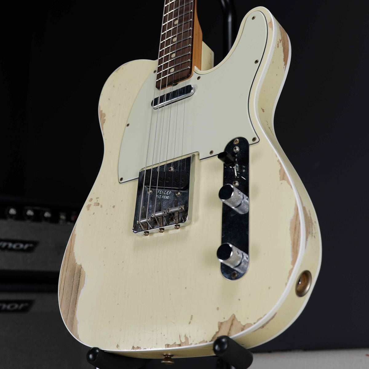 Fender Custom Shop WW10 62 Tele Aged Vintage White