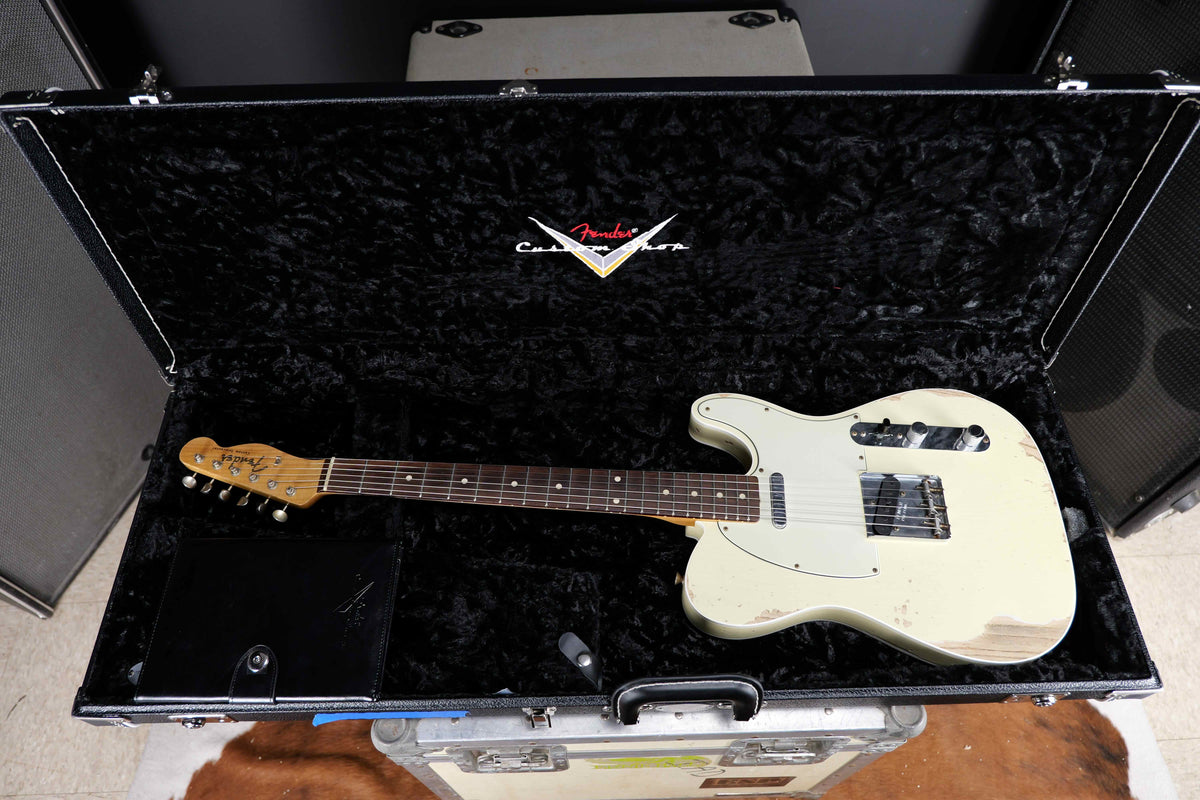 Fender Custom Shop WW10 62 Tele Aged Vintage White