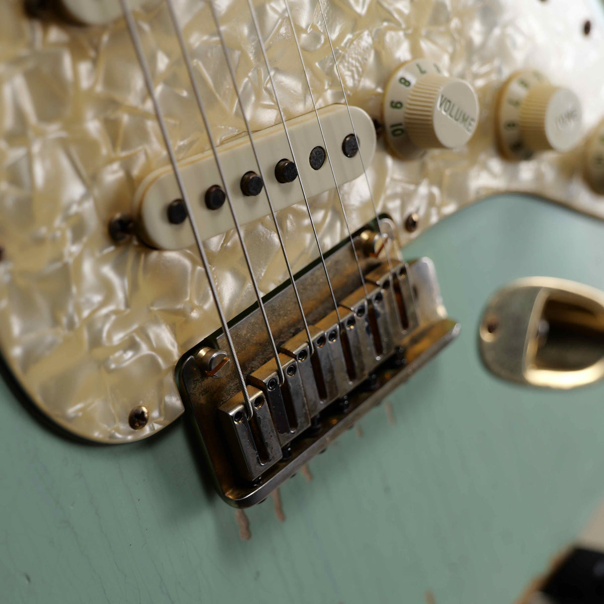 Fender Masterbuilt Custom Shop Greg Koch Stratocaster Daphne Blue Faded to Seafoam Green // ONLY 10 MADE!